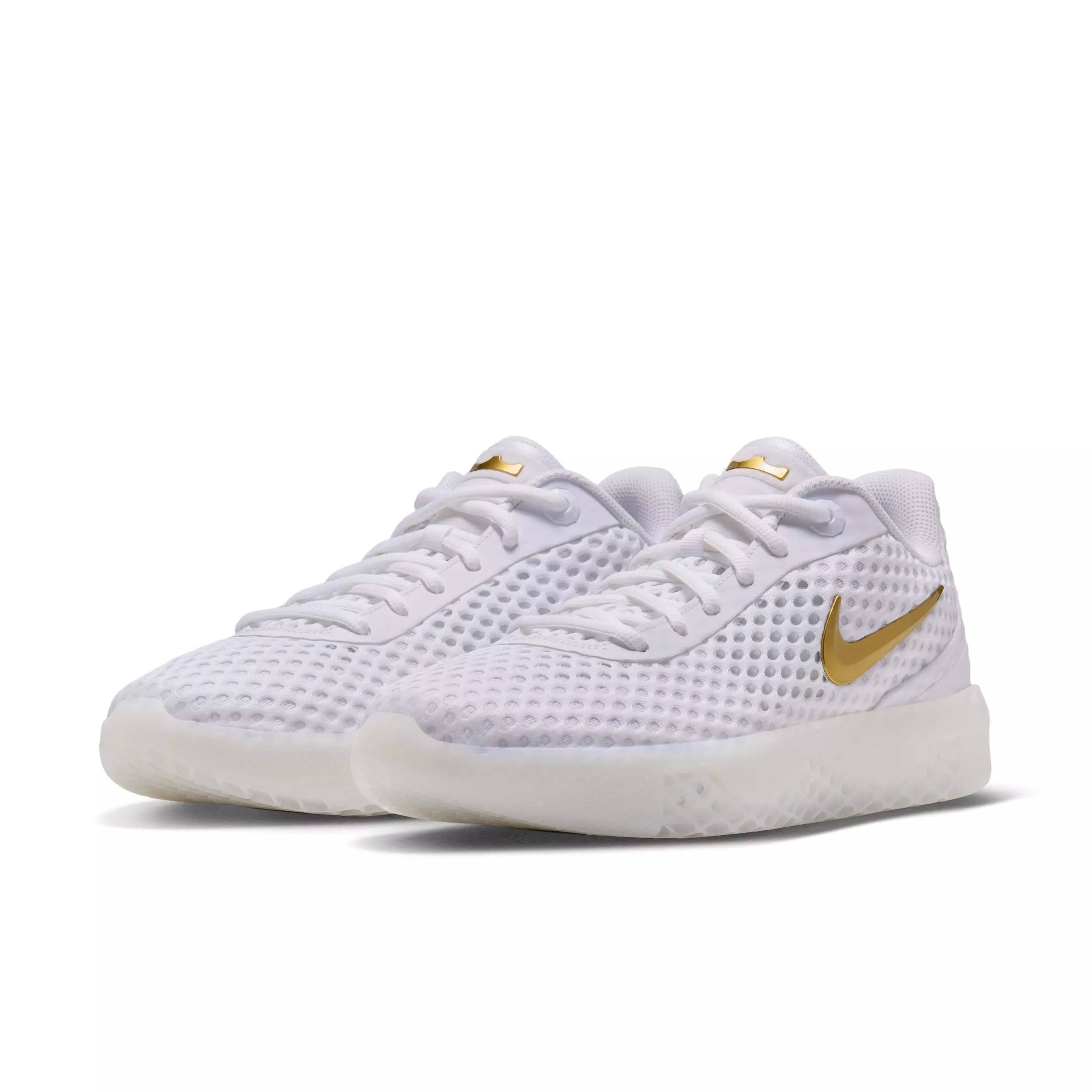 Nike LeBron Witness X "White/White/Photon Dust/Metallic Gold" Men's Basketball Shoe - WHITE/WHITE/DUST/GOLD
