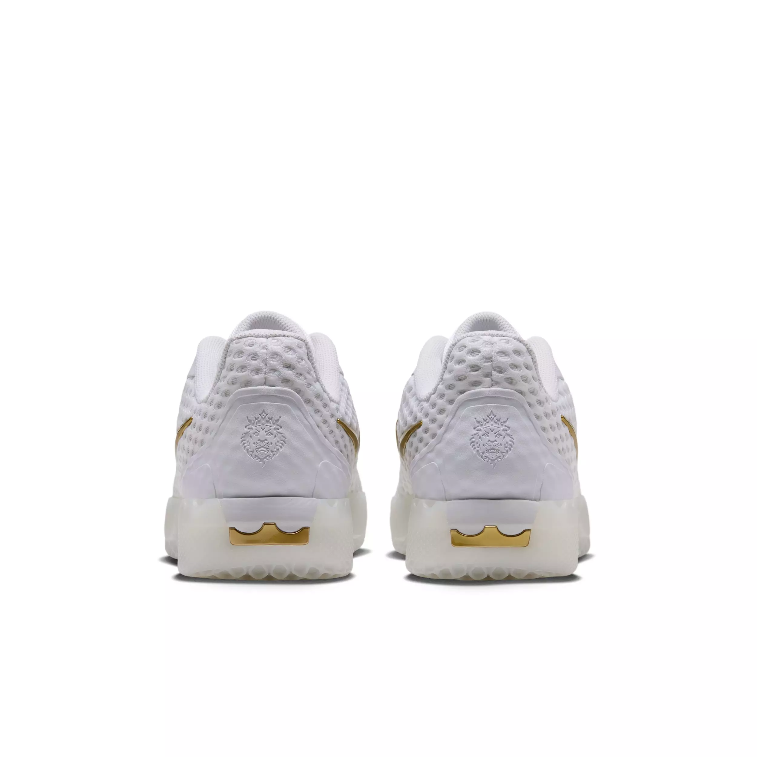 Nike LeBron Witness X "White/White/Photon Dust/Metallic Gold" Men's Basketball Shoe - WHITE/WHITE/DUST/GOLD