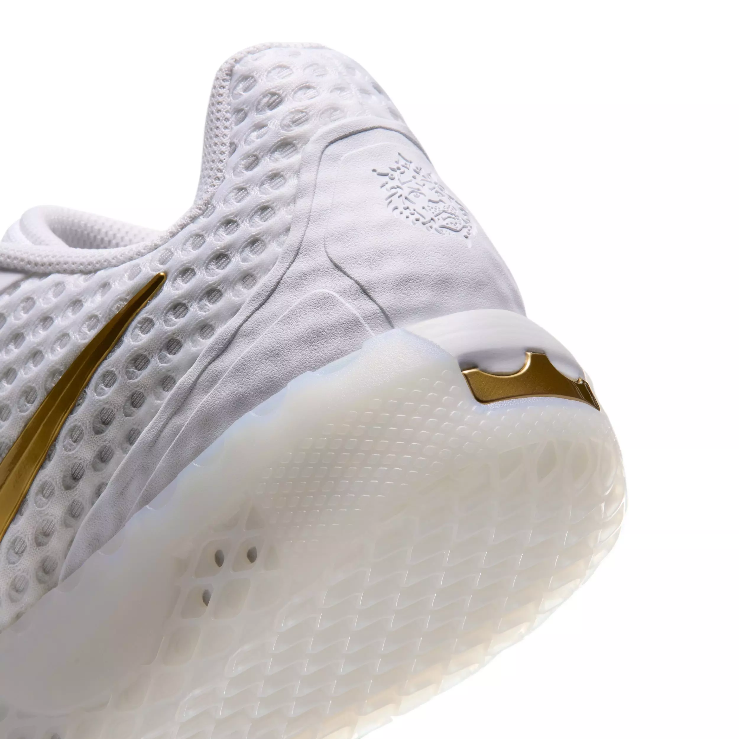 Nike LeBron Witness X "White/White/Photon Dust/Metallic Gold" Men's Basketball Shoe - WHITE/WHITE/DUST/GOLD
