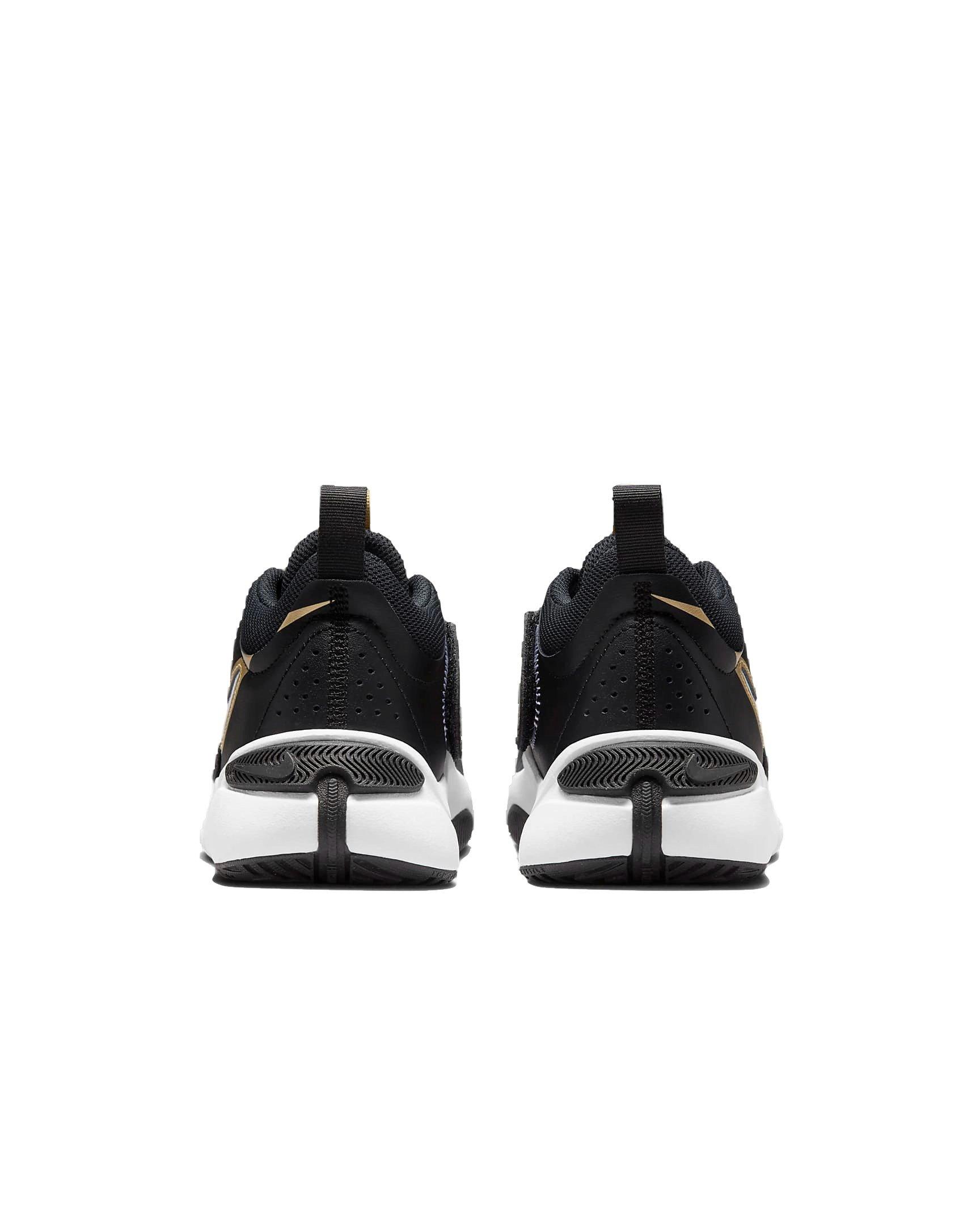 Nike Team Hustle D 11 Grade School Boys' "Black/White/Metallic Gold" Basketball Shoe