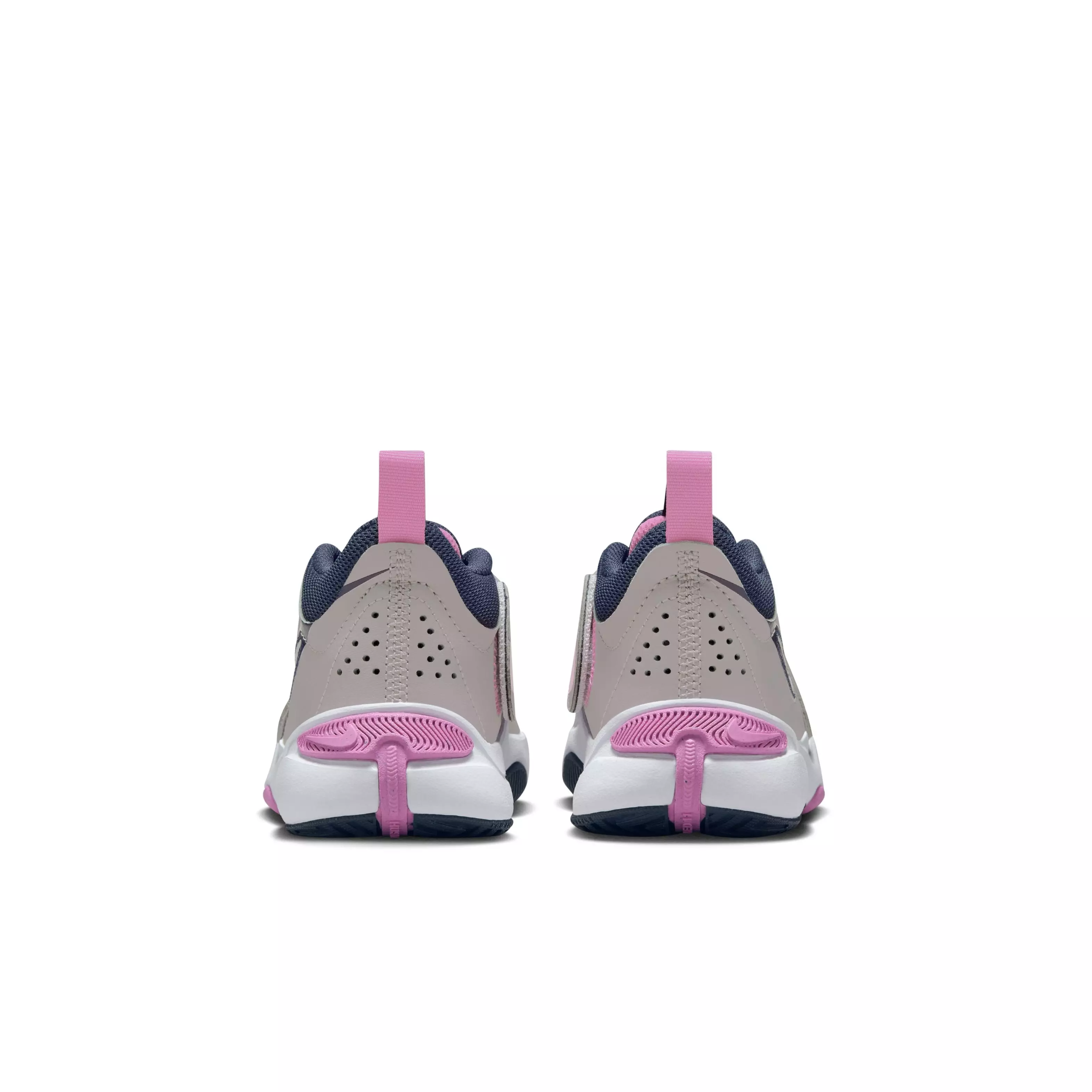Nike Team Hustle D 11 "Platinum Violet/Playful Pink/Midnight Navy/White" Preschool Girls' Shoe - VIOLET/PINK/NAVY/WHITE