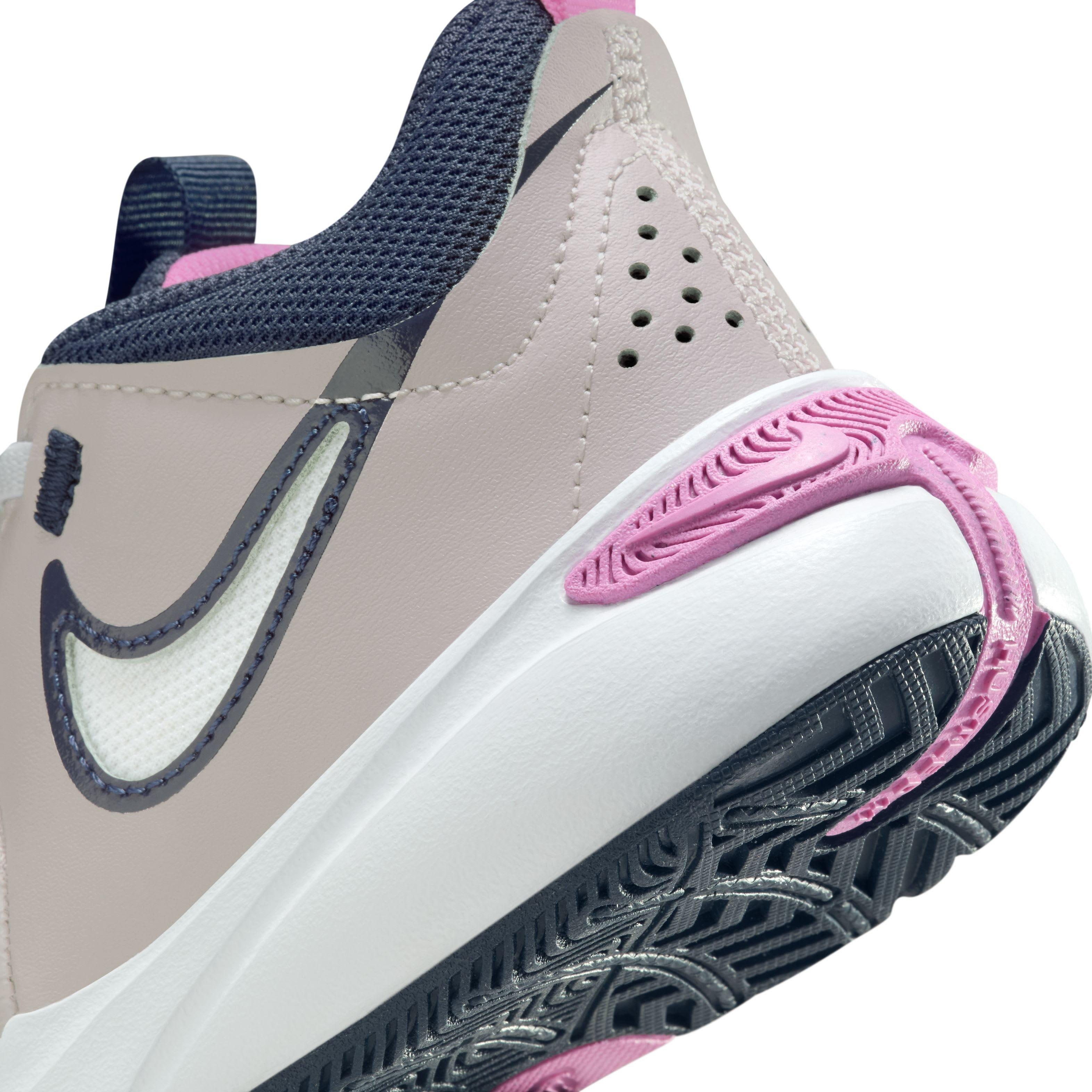 Nike Team Hustle D 11 "Platinum Violet/Playful Pink/Midnight Navy/White" Preschool Girls' Shoe - VIOLET/PINK/NAVY/WHITE Thumbnail View 8