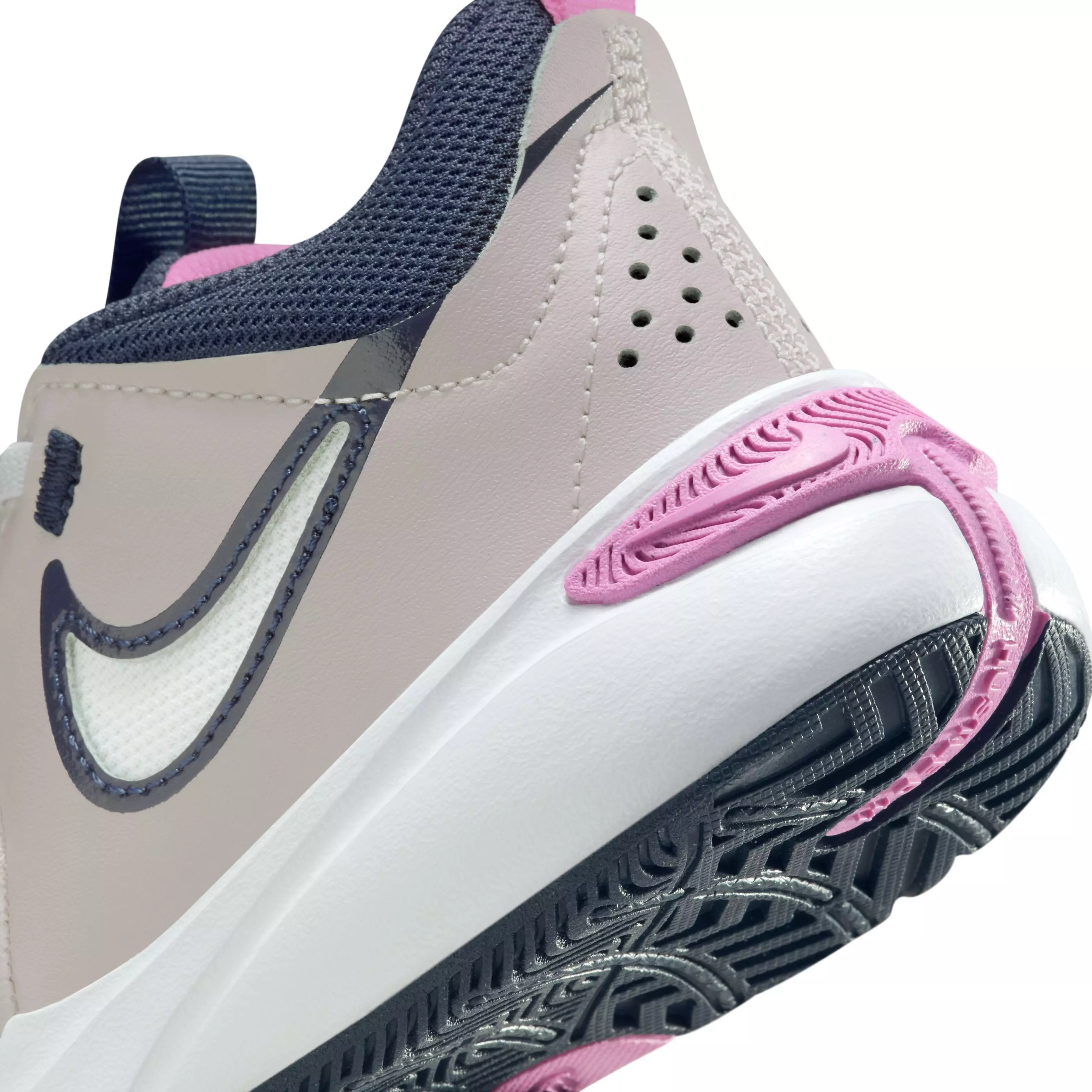 Nike Team Hustle D 11 "Platinum Violet/Playful Pink/Midnight Navy/White" Preschool Girls' Shoe - VIOLET/PINK/NAVY/WHITE