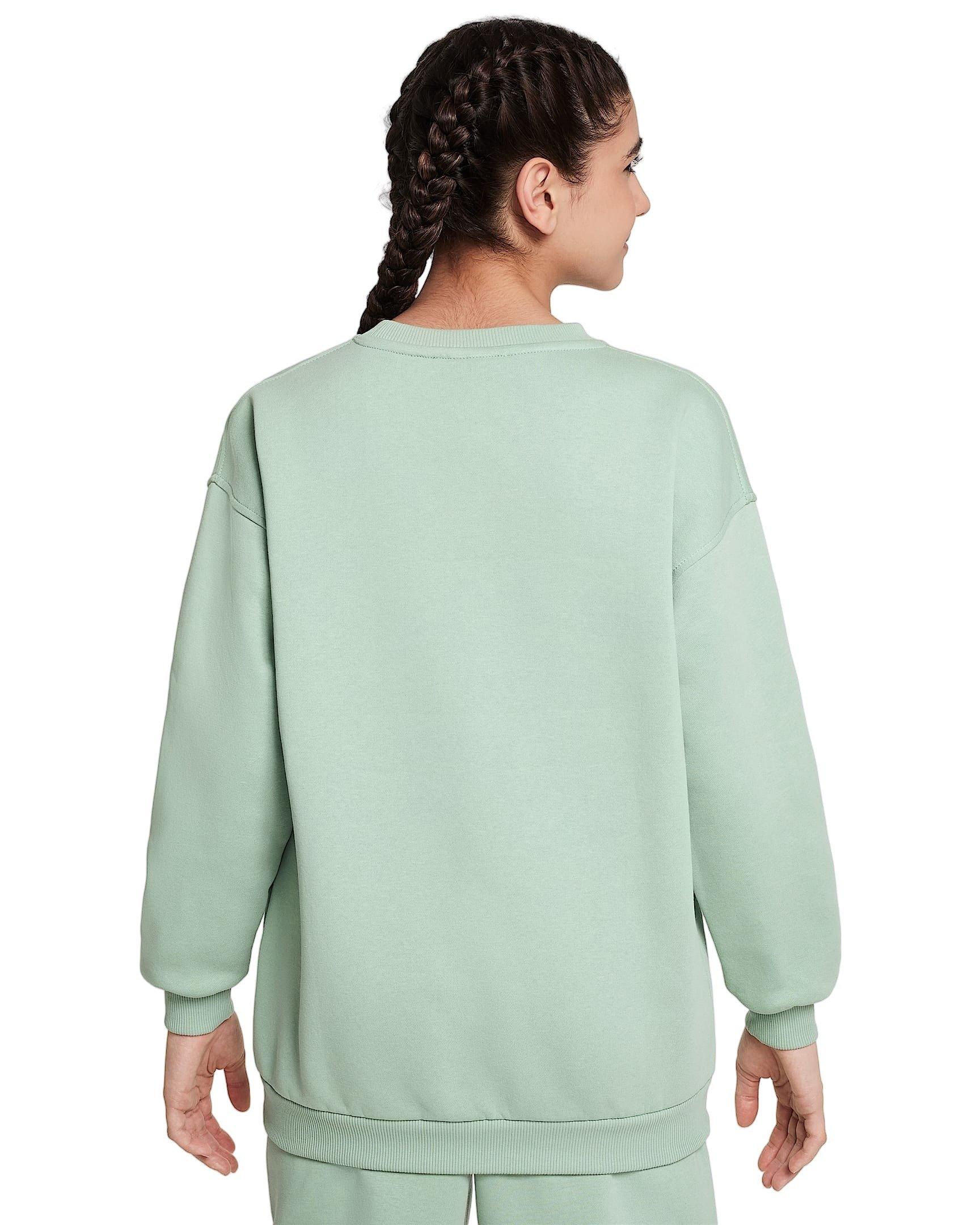 Nike Sportswear Club Fleece Oversized Crew LBR Big Girls' Sweatshirt