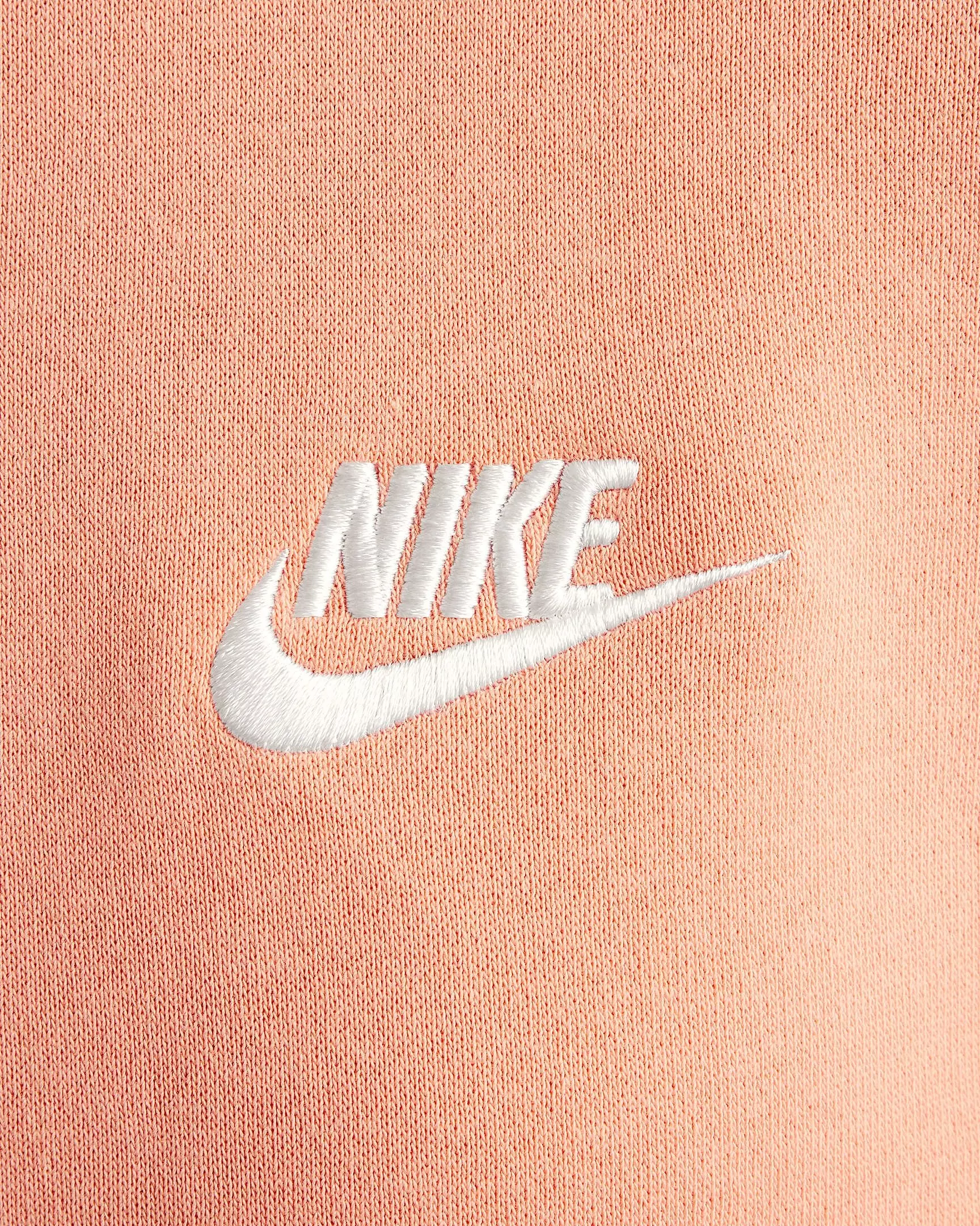 Nike Big Girls' Sportswear Club Fleece Oversized Crew LBR Sweatshirt - APRICOT
