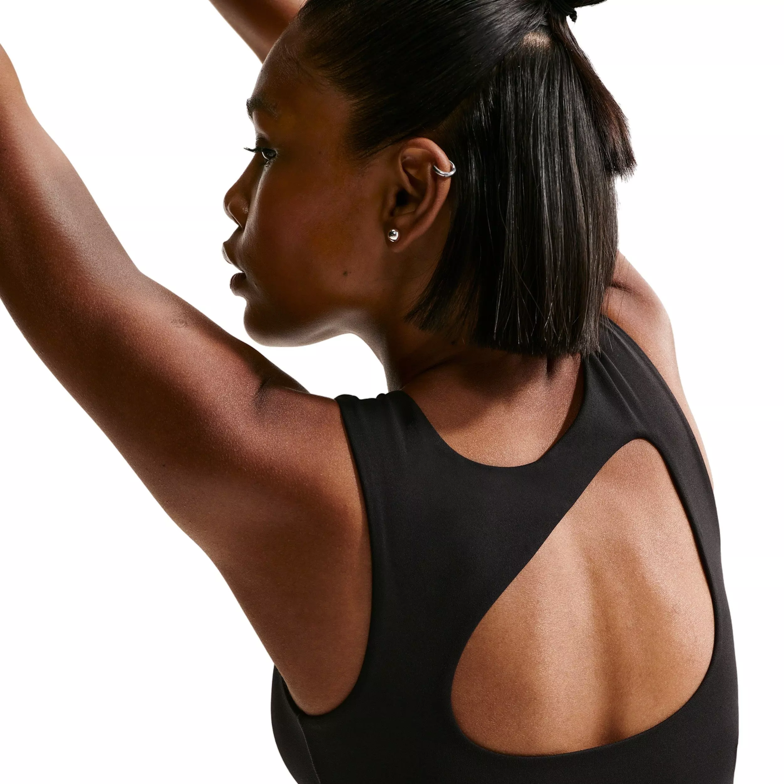 Nike Women's Zenvy Dri-FIT Tank Top -Black - BLACK