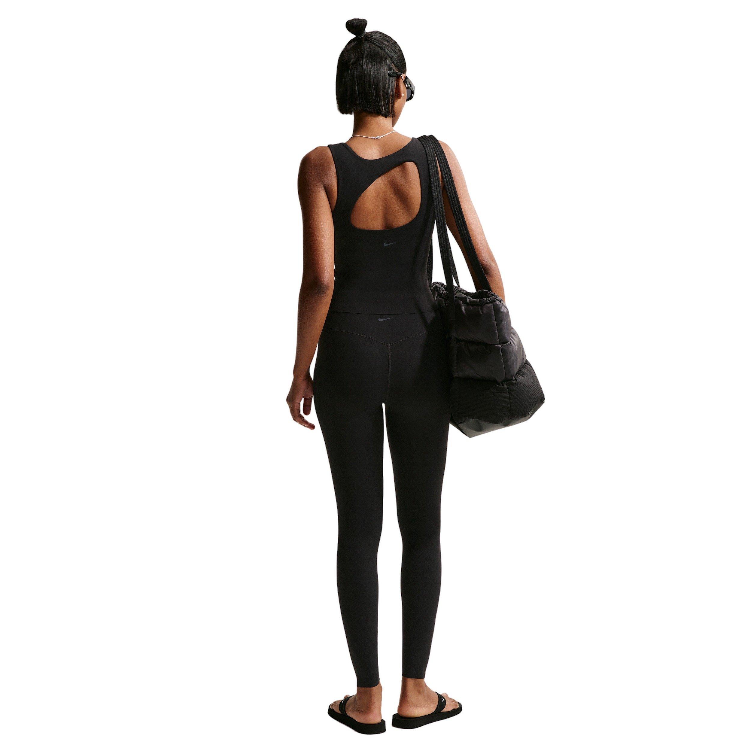 Nike Women's Zenvy Dri-FIT Tank Top  -  Midnight Black - BLACK Thumbnail View 5