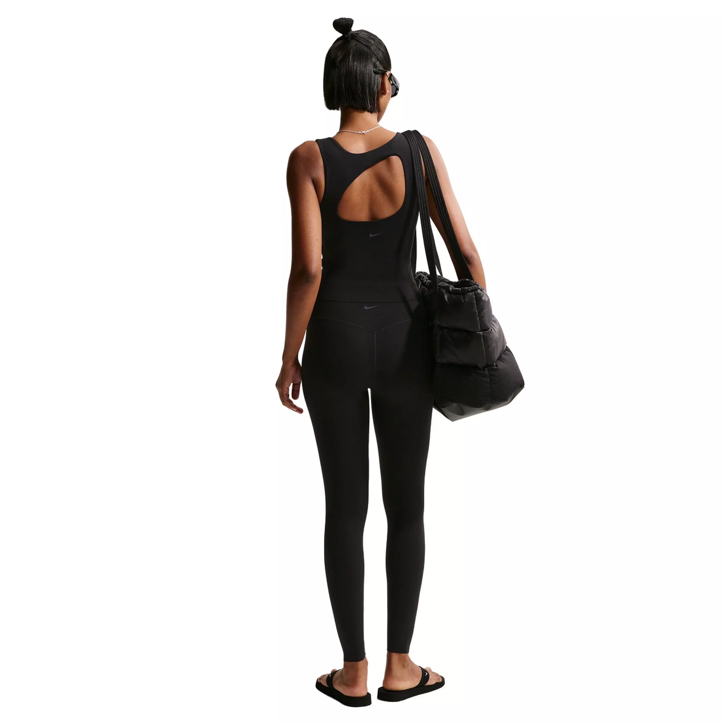 Nike Women's Zenvy Dri-FIT Tank Top -Black - BLACK