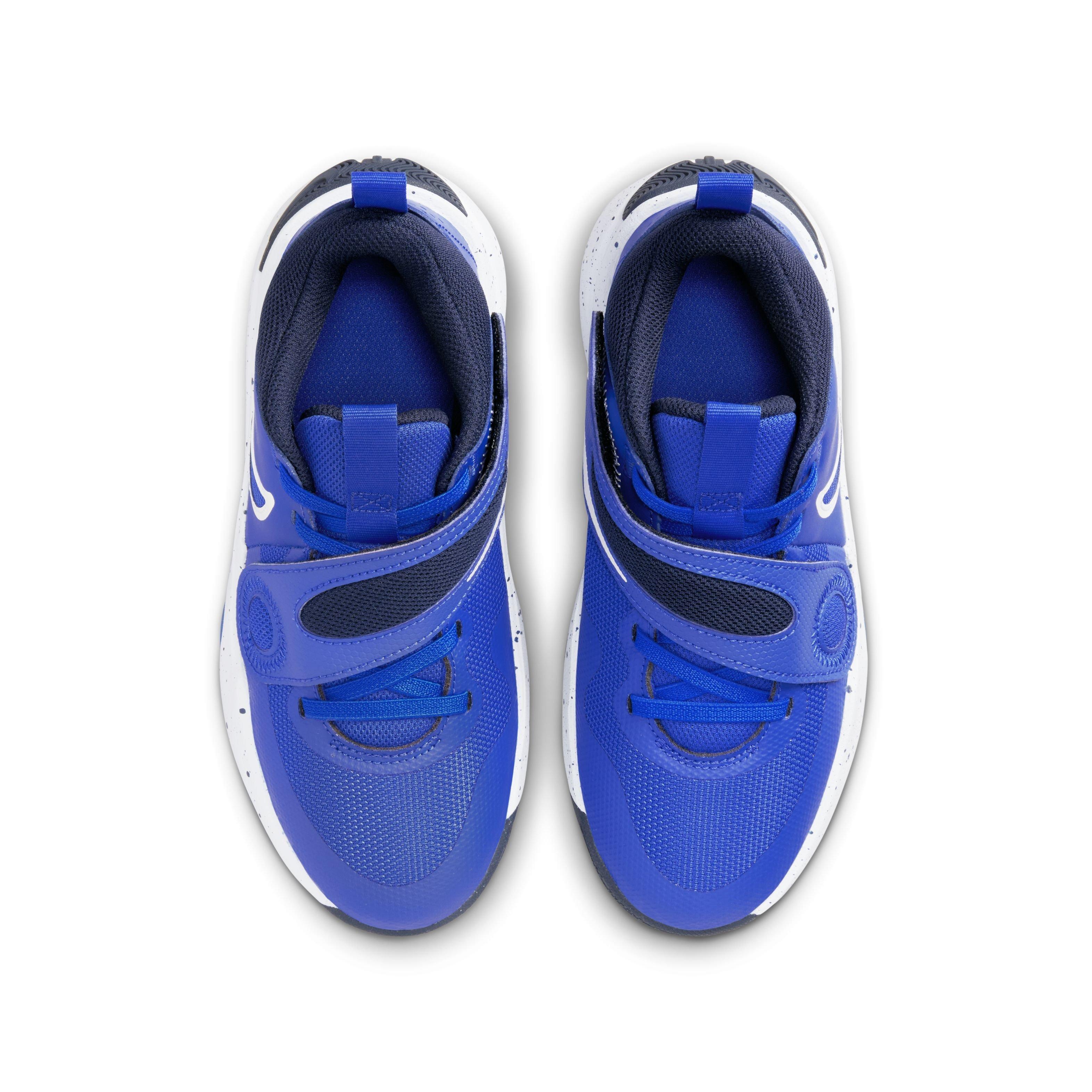 Nike Team Hustle D 11 Grade School Boys' "Hyper Royal/Obsidian/White/White" Basketball Shoe