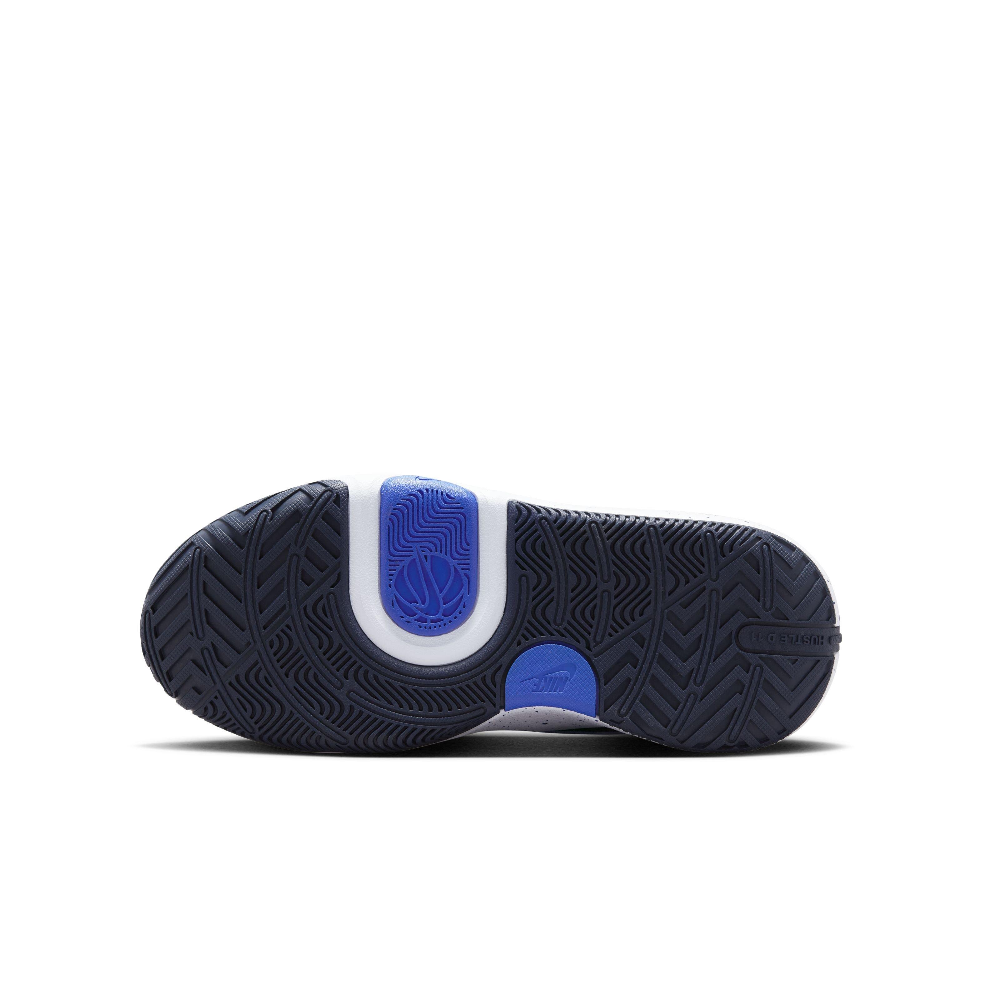 Nike Team Hustle D 11 Grade School Boys' "Hyper Royal/Obsidian/White/White" Basketball Shoe