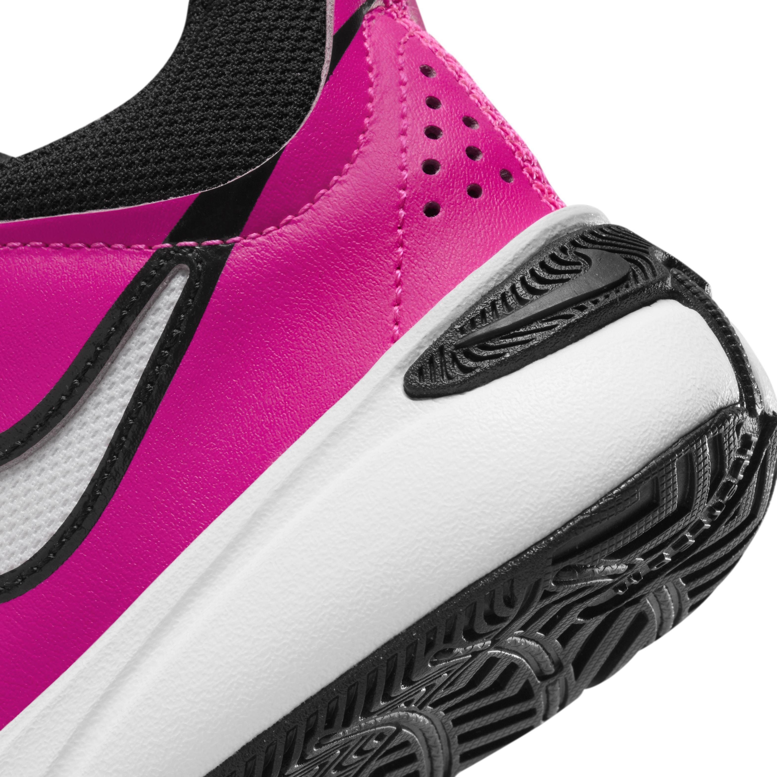 Nike Team Hustle D 11 Preschool Girls' "Fierce Pink/Black/White" Shoe