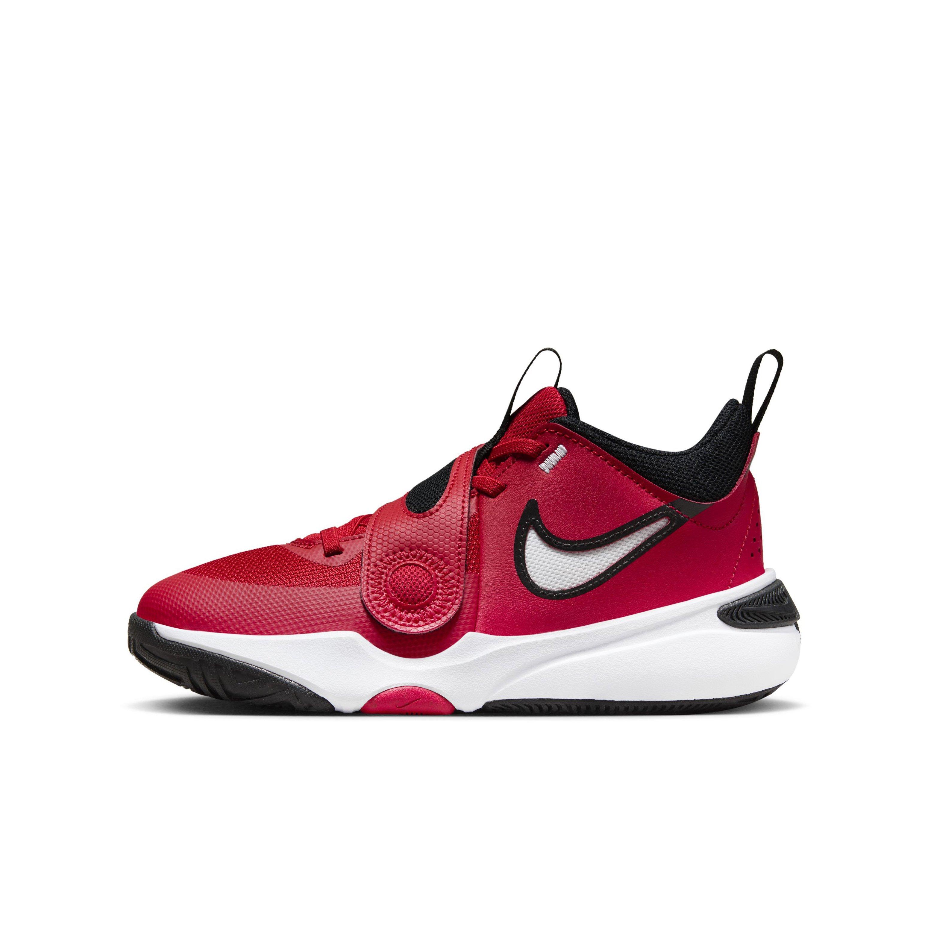 Nike Team Hustle D 11 Grade School Boys' "Red/Black/White" Basketball Shoe