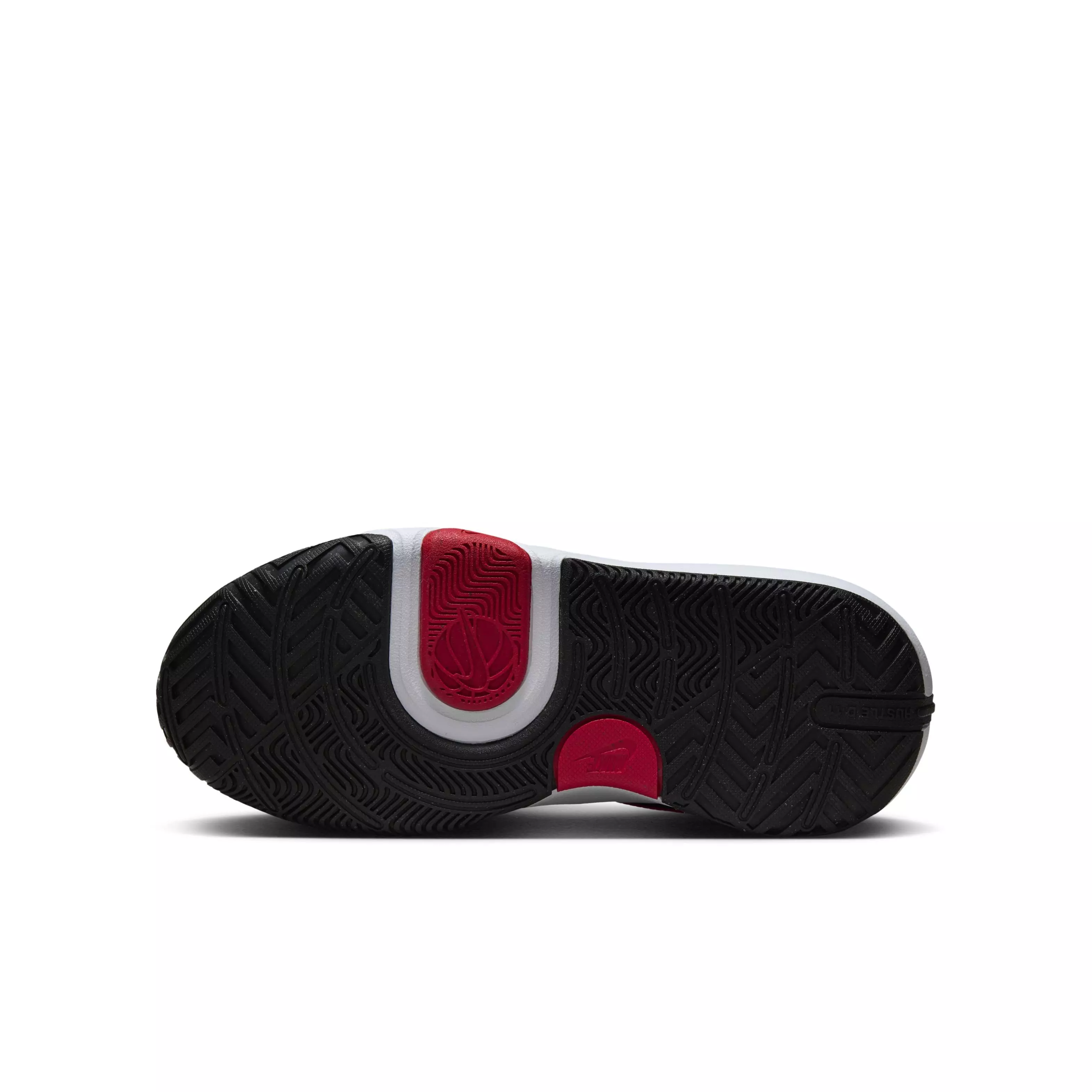 Nike Team Hustle D 11 "Red/Black/White" Grade School Boys' Basketball Shoe - RED/BLACK/WHITE