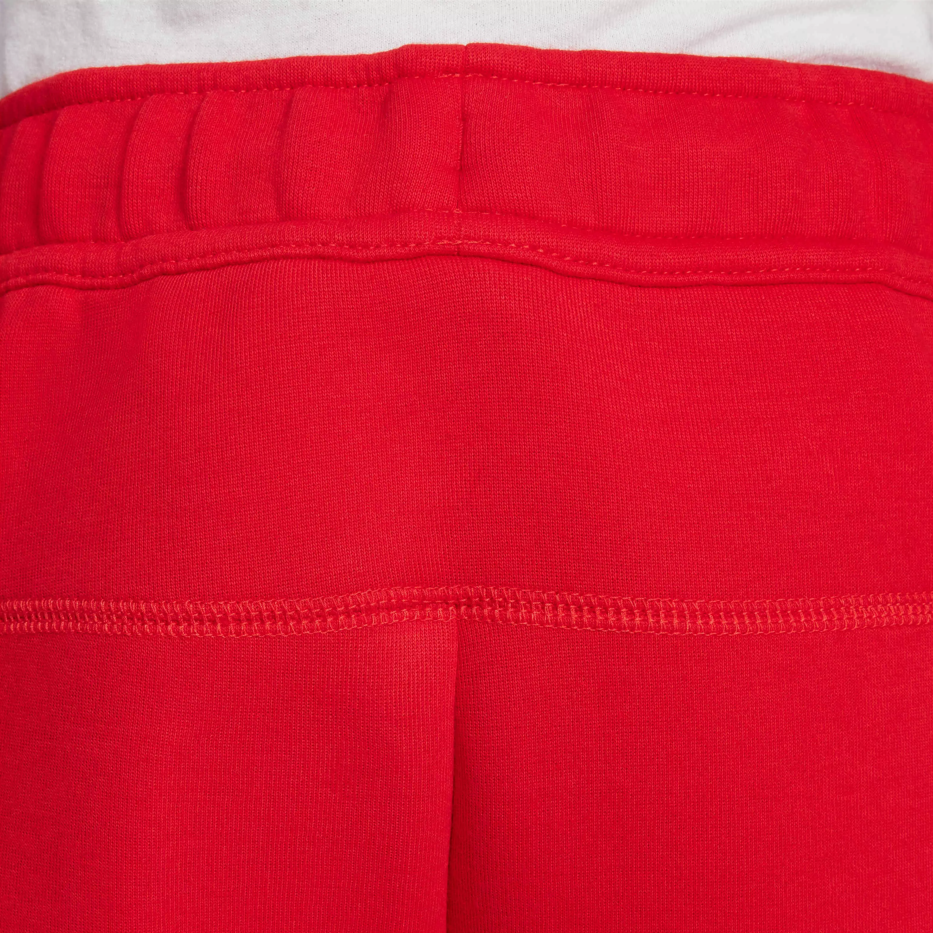 Nike Big Boys' Sportswear Tech Fleece Shorts - RED