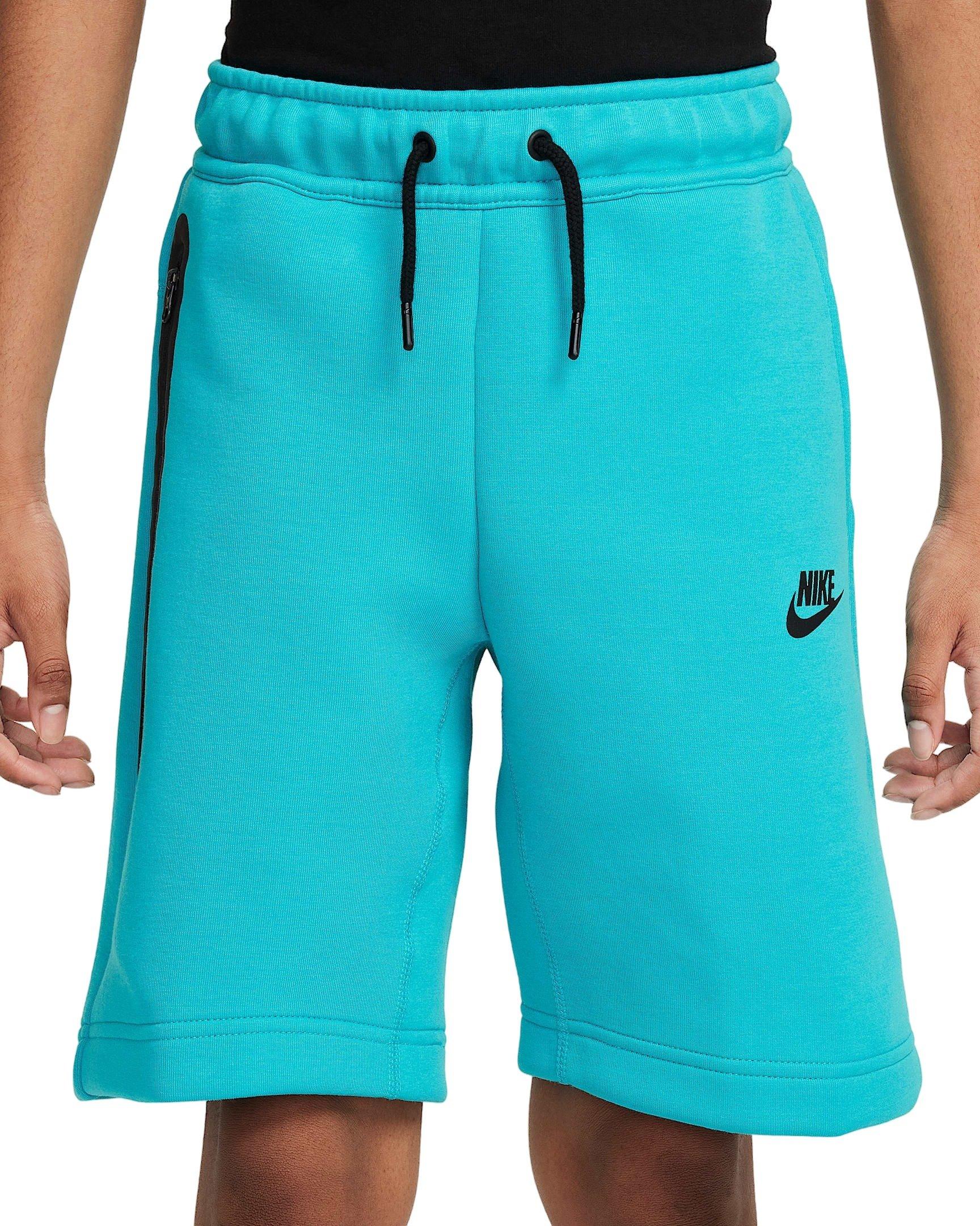 Nike Big Boys' Sportswear Tech Fleece Shorts - TURQUOISE  Thumbnail View 1