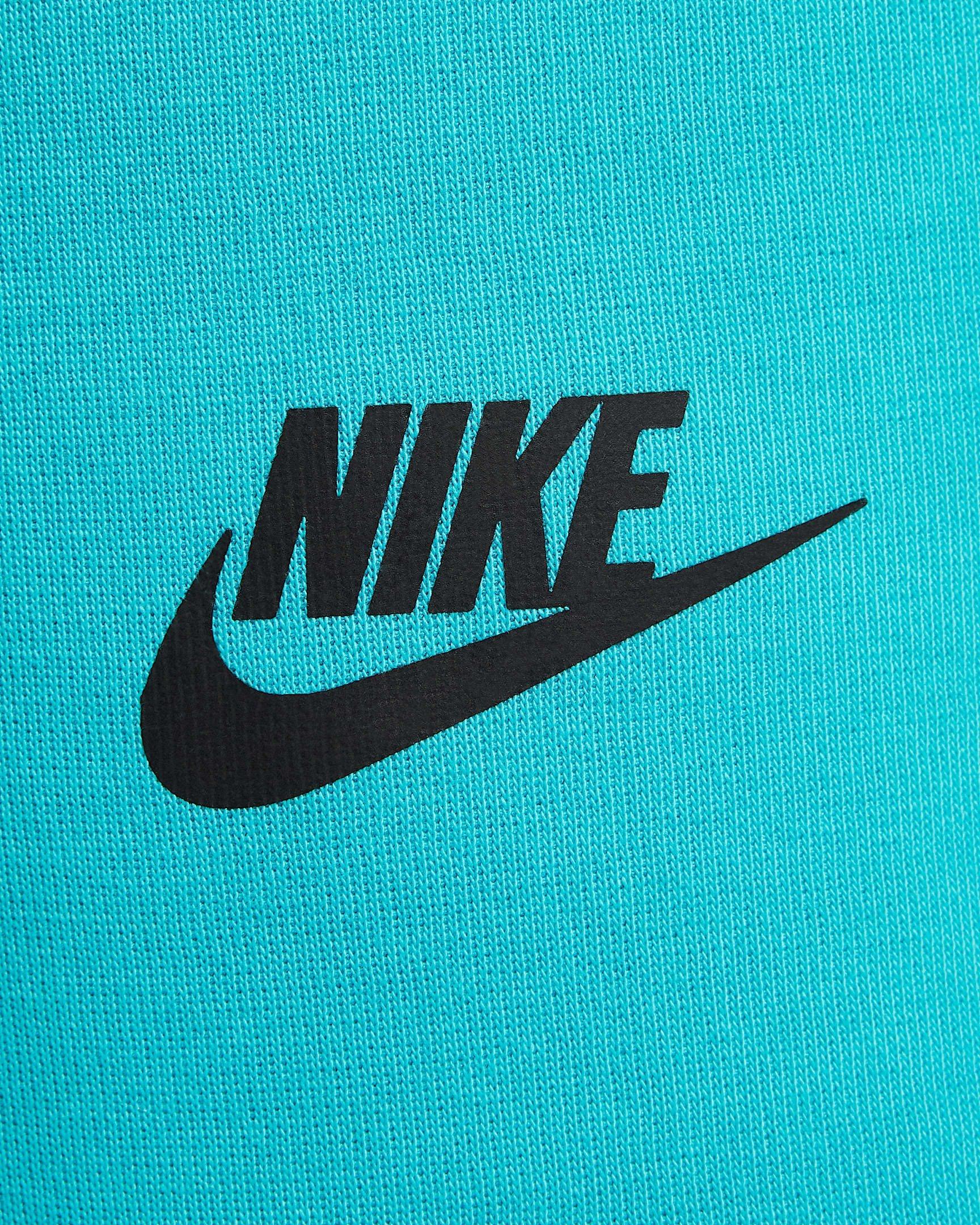 Nike Big Boys' Sportswear Tech Fleece Shorts - TURQUOISE  Thumbnail View 5