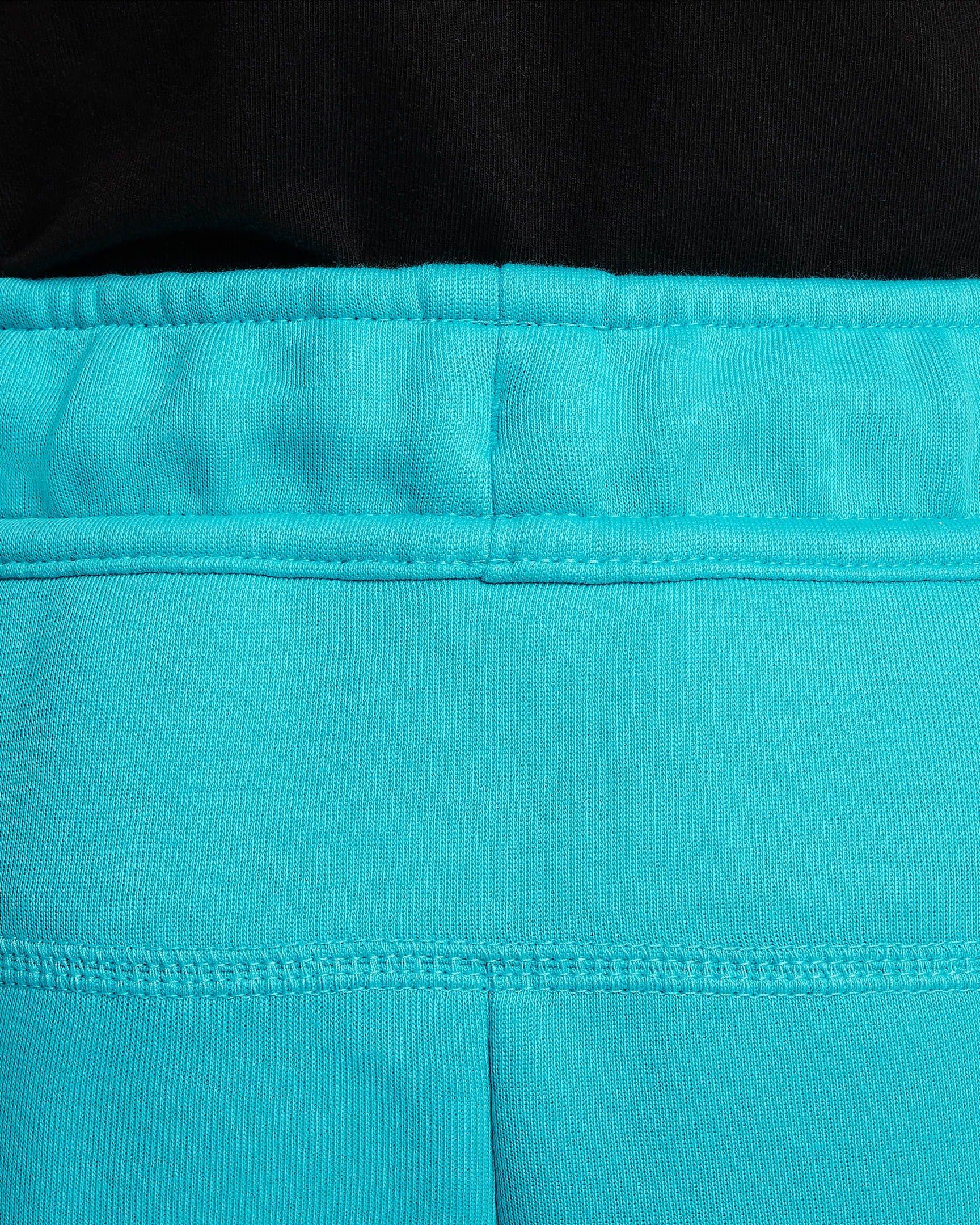 Nike Big Boys' Sportswear Tech Fleece Shorts - TURQUOISE  Thumbnail View 7
