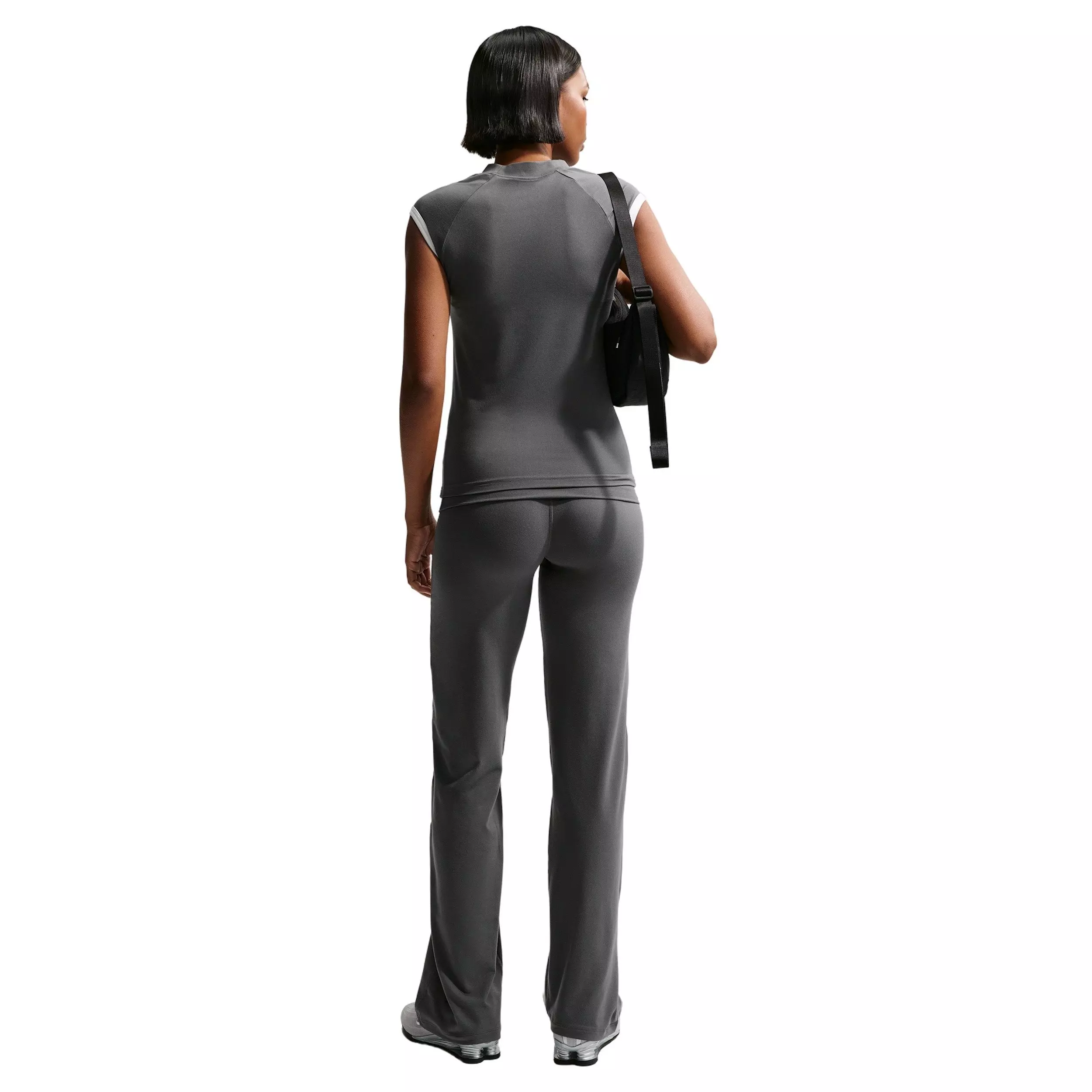 Nike Women's Sportswear Flared Pants - Grey - GREY