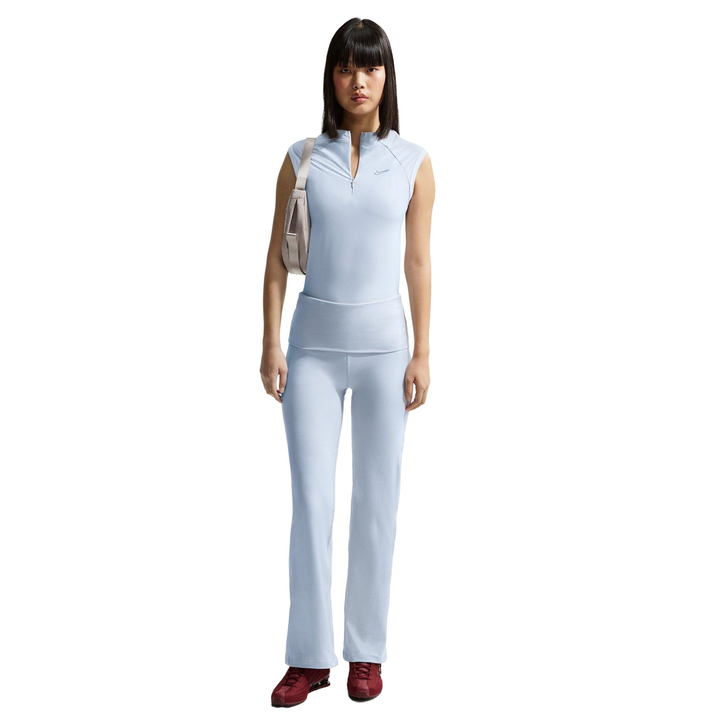 Nike Women's Sportswear Flared Pants - Blue - BLUE Thumbnail View 5