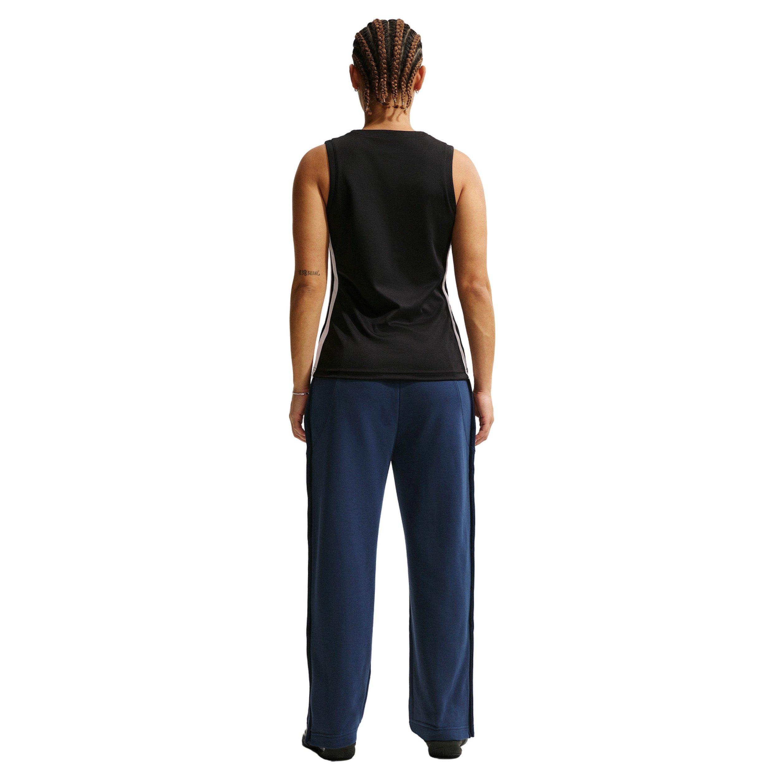 Nike Women's Fleece Tear-Away Basketball Pants - Navy - NAVY Thumbnail View 5