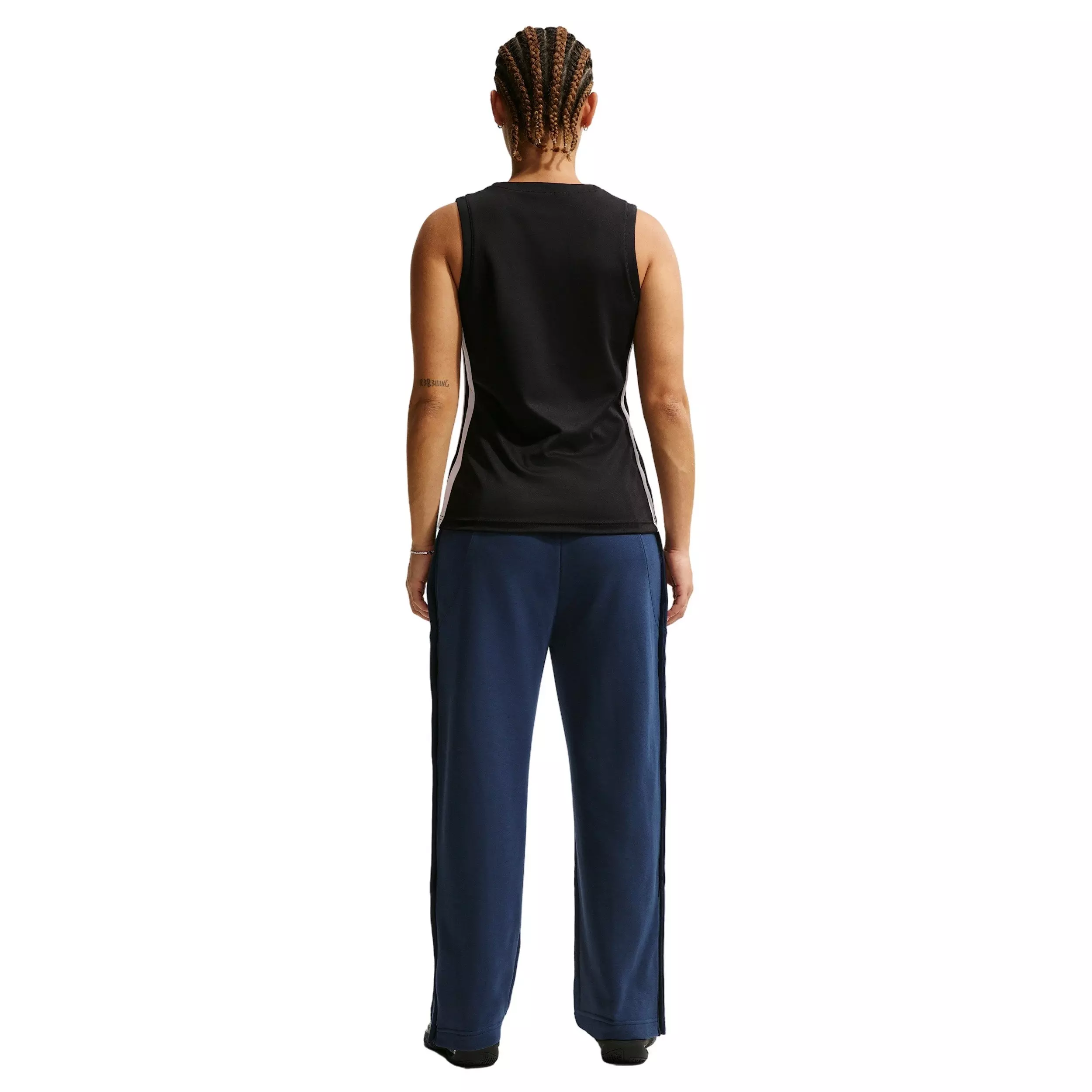 Nike Women's Fleece Tear-Away Basketball Pants - Navy - NAVY