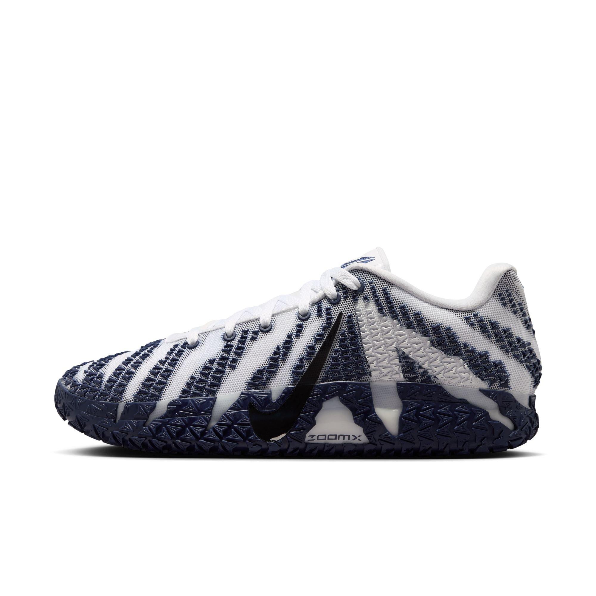 Nike Ja 3 "Midnight Navy" Men's Basketball Shoe - WHITE/METALLIC SILVER/MIDNIGHT NAVY