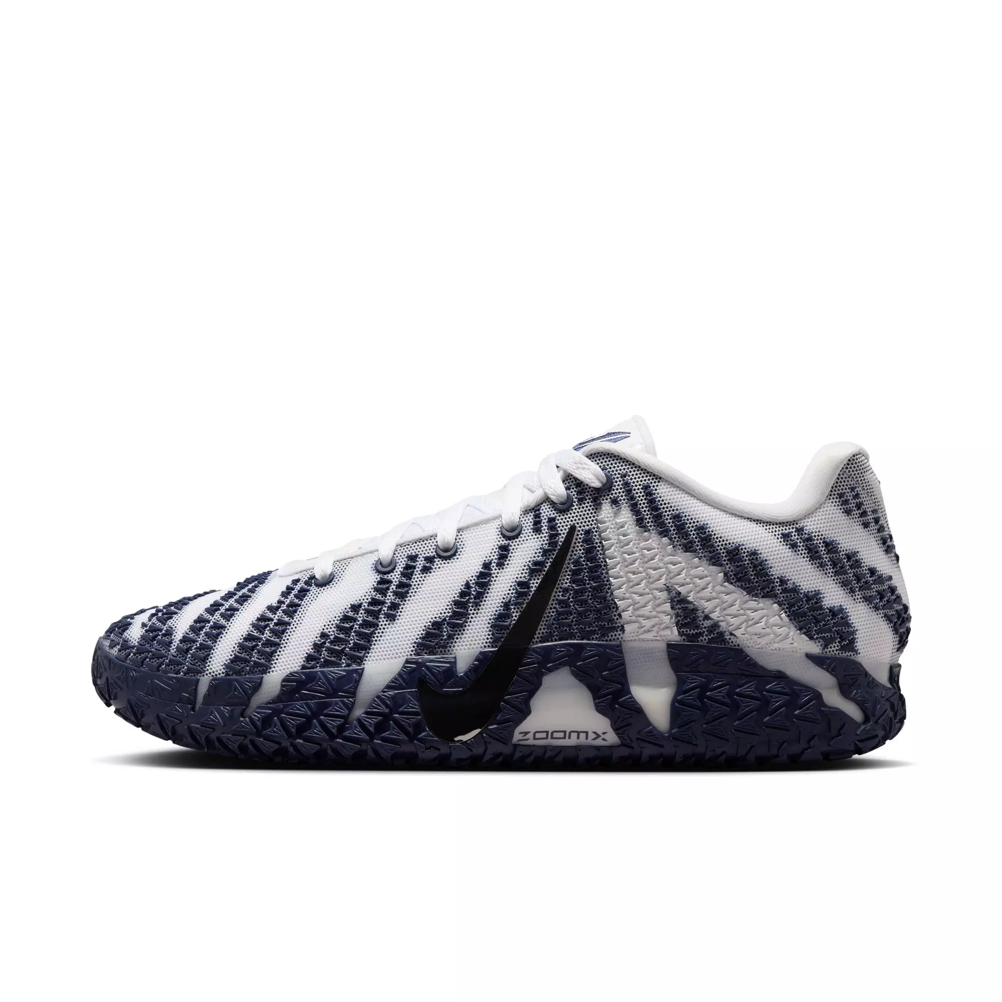 Nike Ja 3 "Midnight Navy" Men's Basketball Shoe - WHITE/METALLIC SILVER/MIDNIGHT NAVY