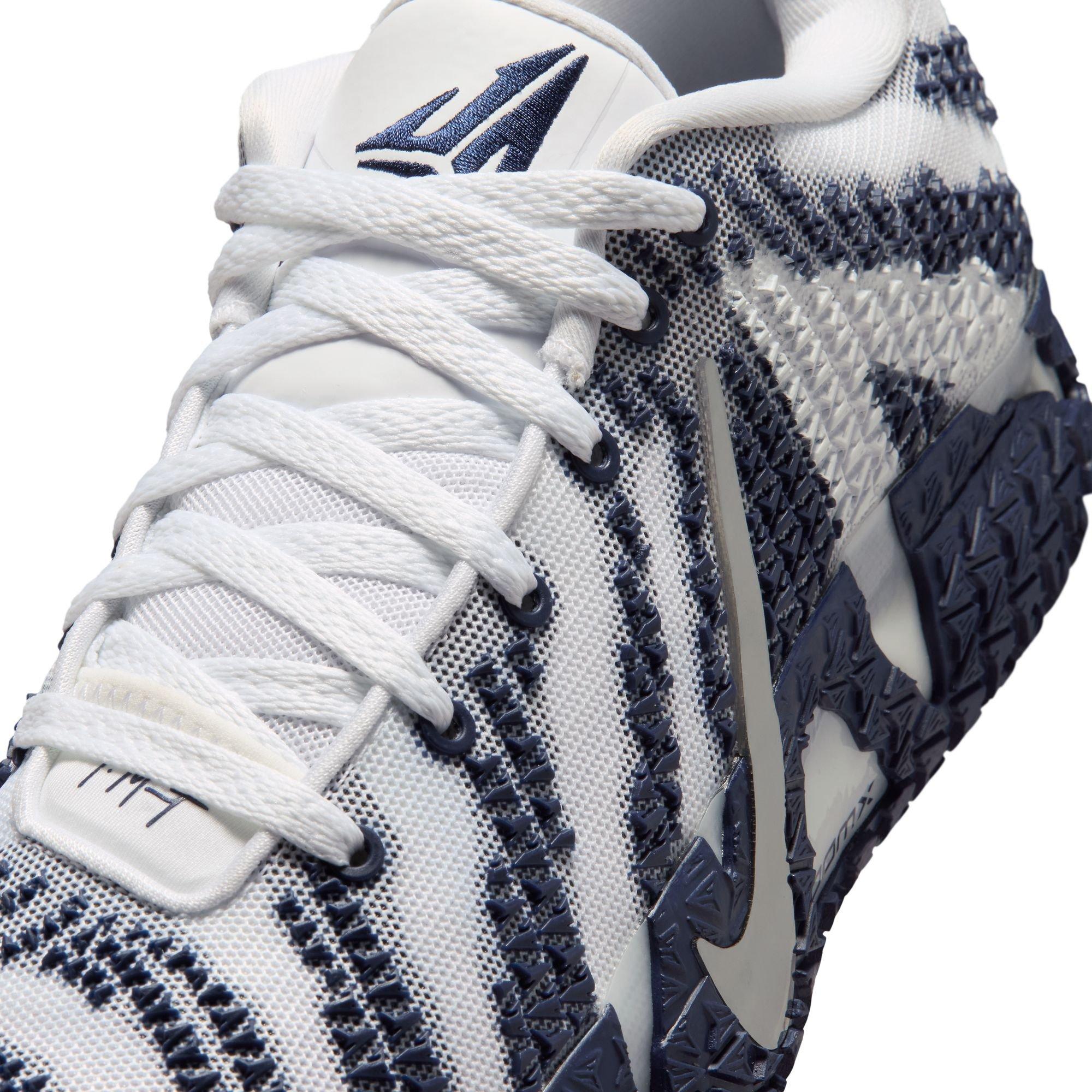 Nike Ja 3 "Midnight Navy" Men's Basketball Shoe - WHITE/METALLIC SILVER/MIDNIGHT NAVY