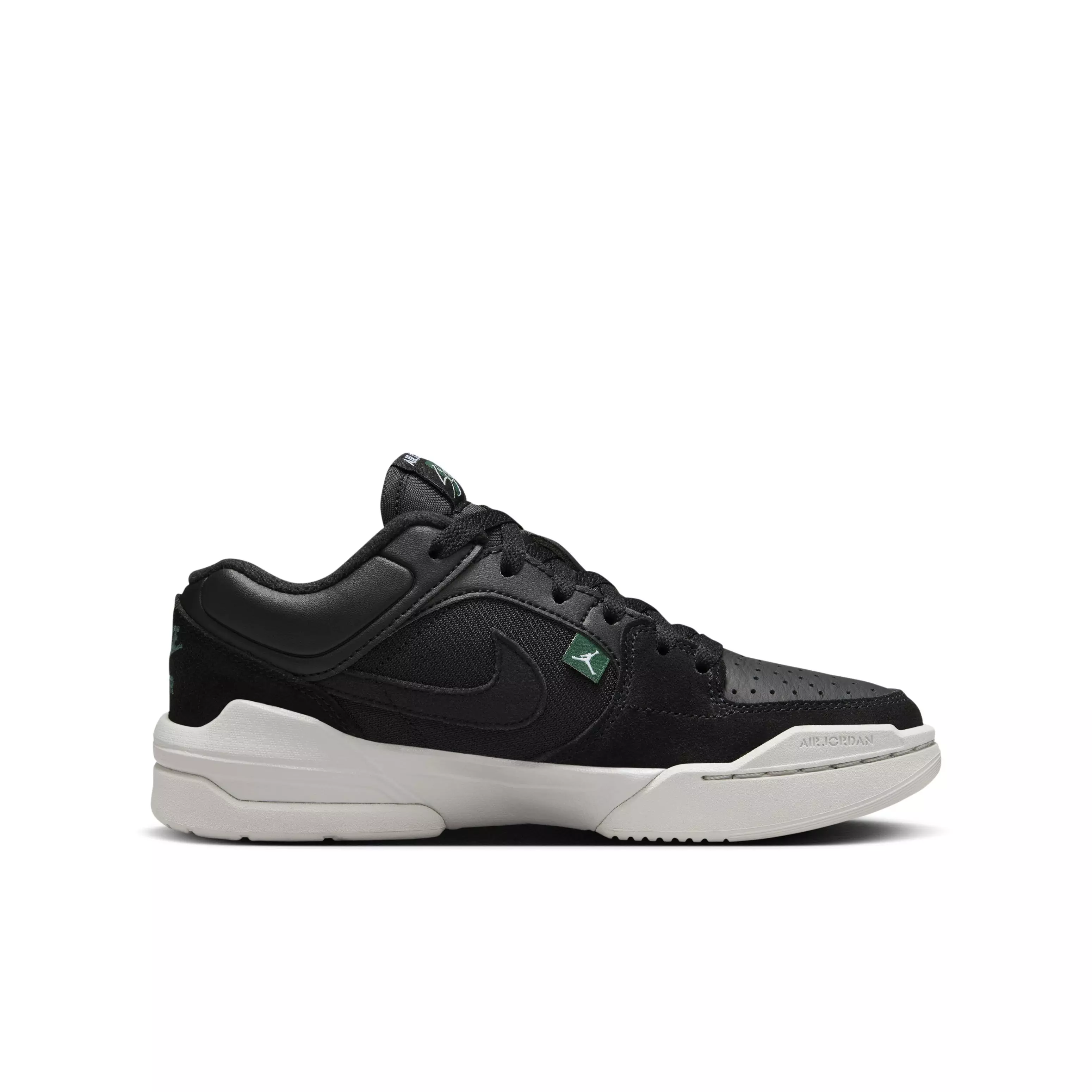 Jordan Stadium 90 "Black/Neutral Grey/Oxidized Green/White" Grade School Boys' Shoe - BLACK/GREY/GREEN/WHITE