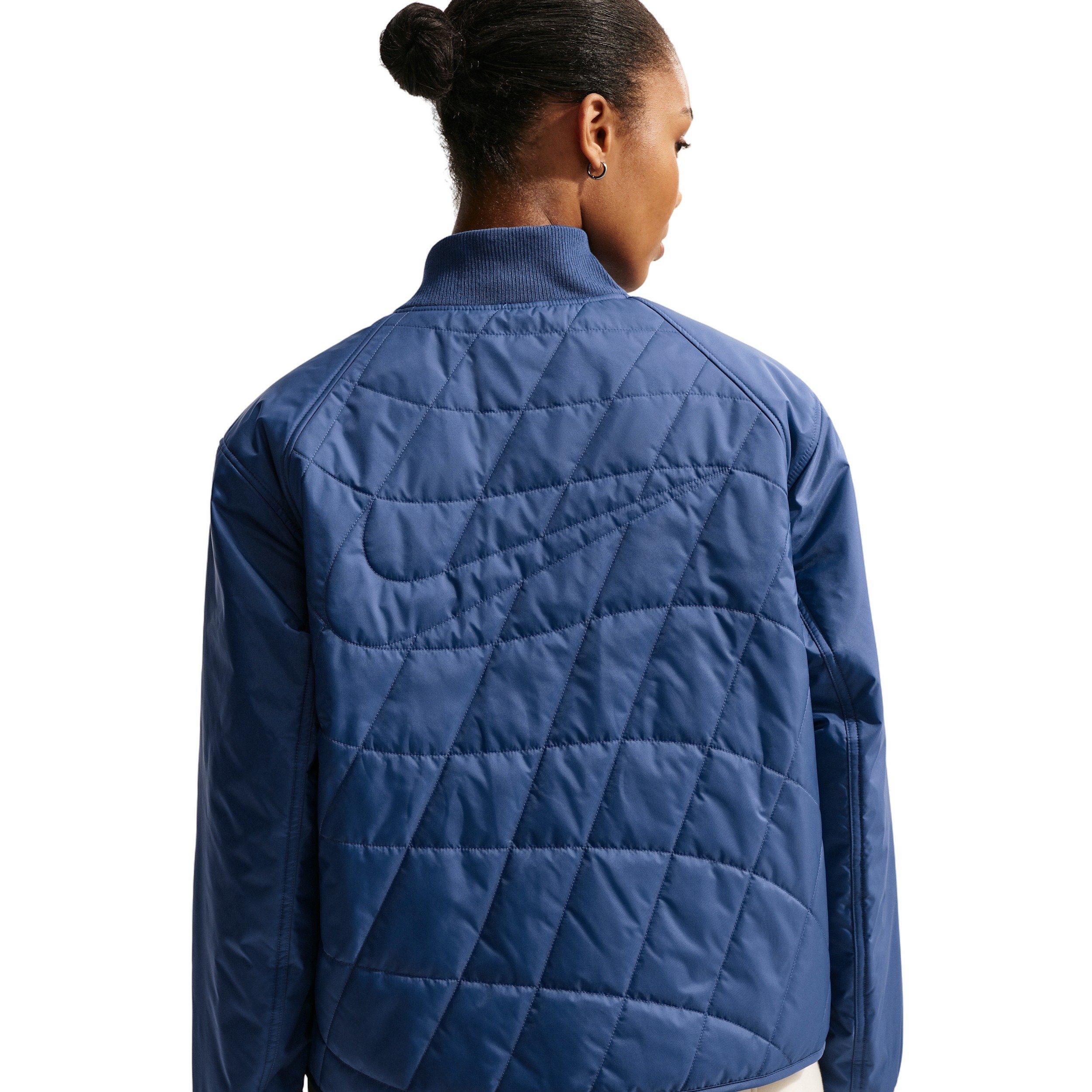 Nike Women's Sportswear Loose Quilted Jacket - Navy - NAVY Thumbnail View 2