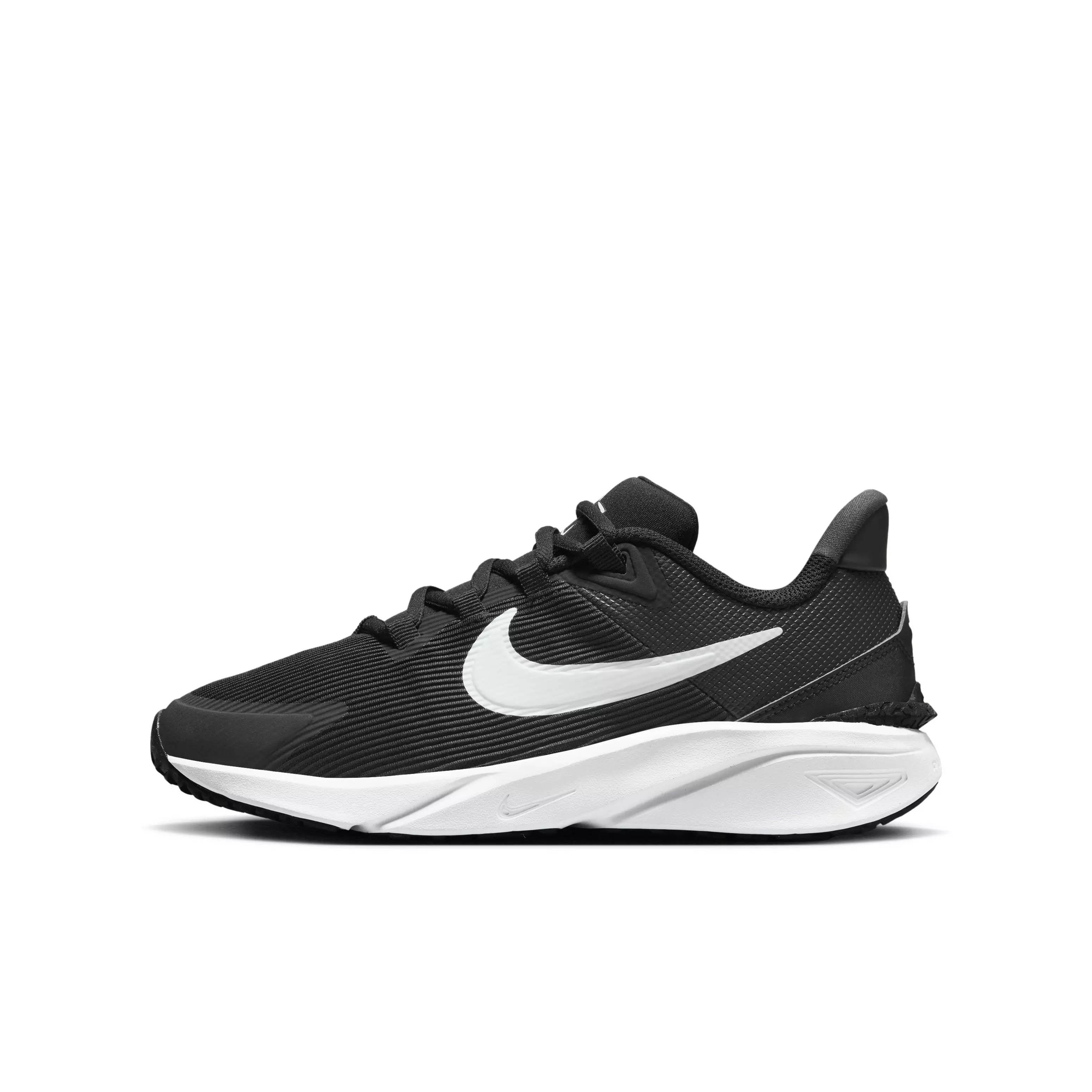 Nike Star Runner 4 "Black/Anthracite/White" Grade School Boys' Running Shoe - BLACK/ANTHRACITE/WHITE