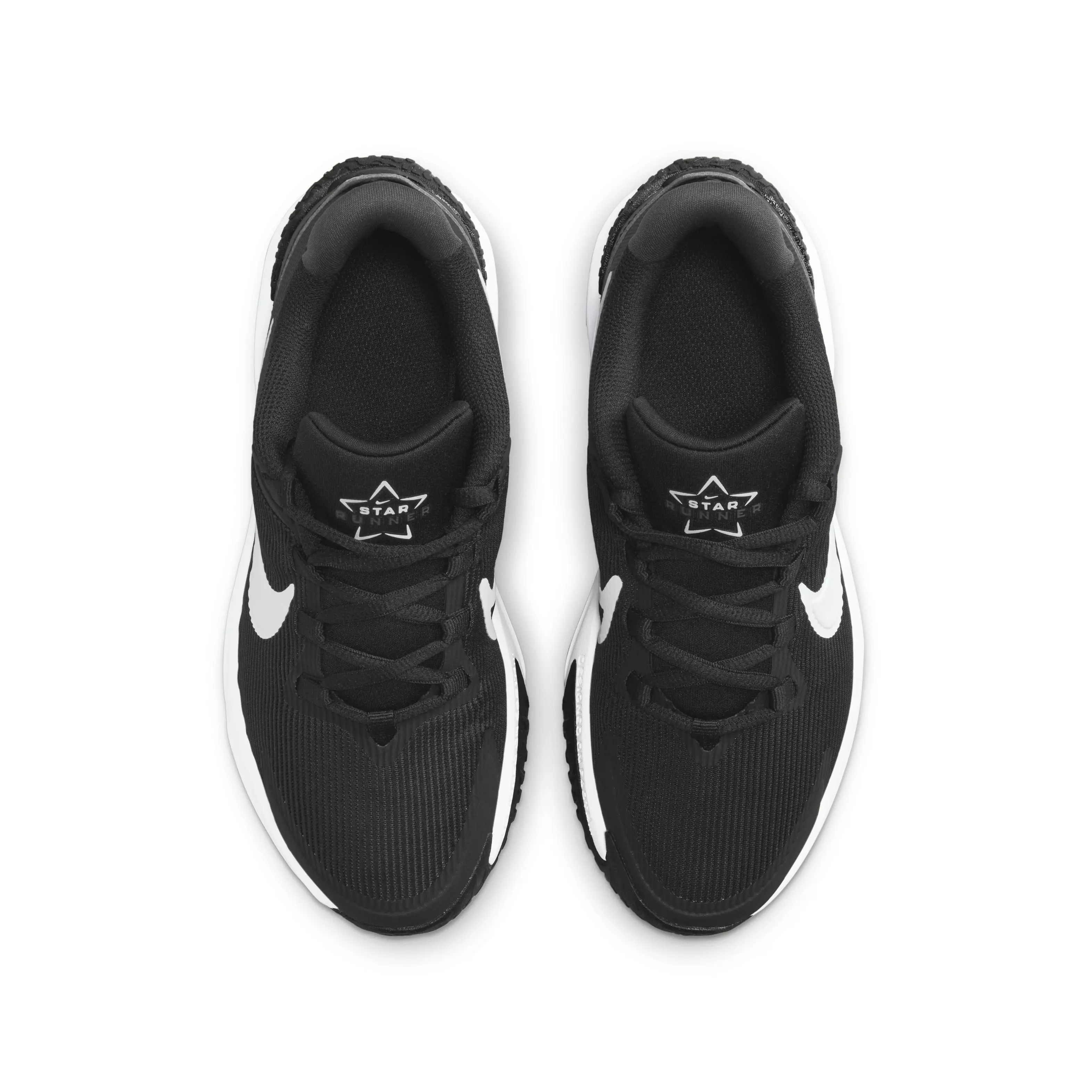 Nike Star Runner 4 "Black/Anthracite/White" Grade School Boys' Running Shoe - BLACK/ANTHRACITE/WHITE