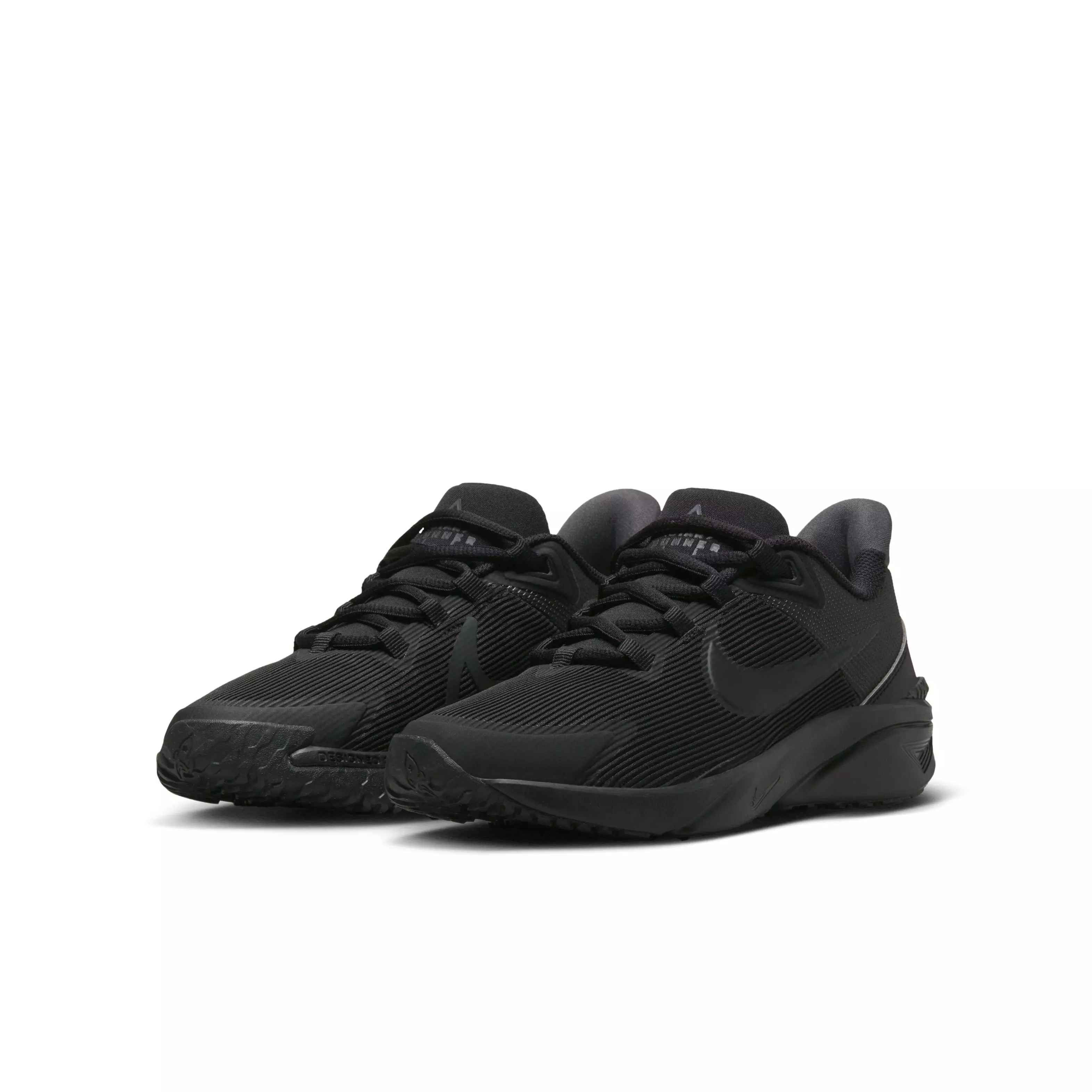 Nike Star Runner 4 "Black/Black/Anthracite/Black" Grade School Boys' Running Shoe - BLACK/BLACK/ANTHRACITE/BLACK