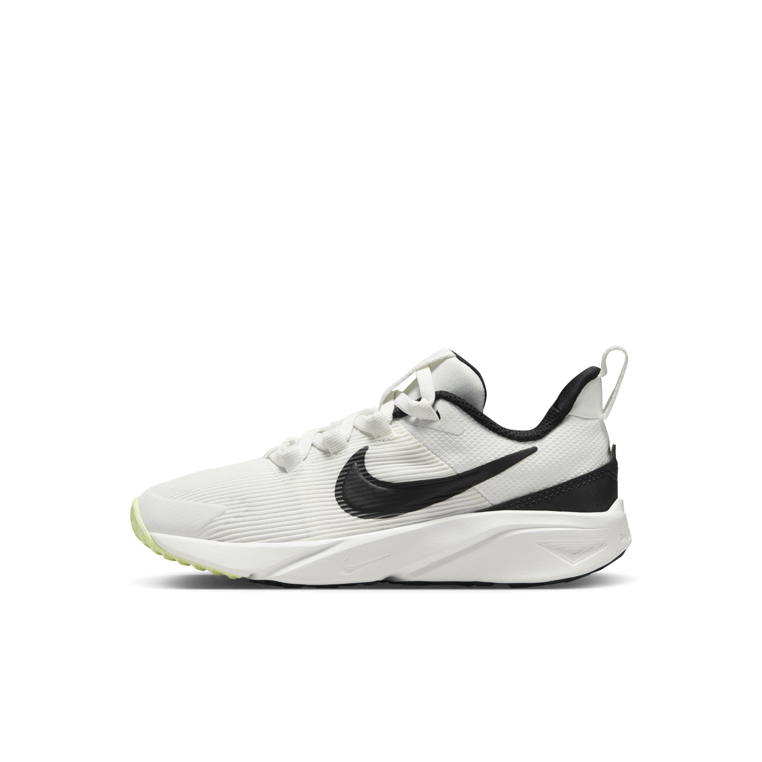 Nike Star Runner 4 "Summit White/Barely Volt/White/Black" Preschool Boys' Running Shoe - WHITE/VOLT/WHITE/BLACK Thumbnail View 2