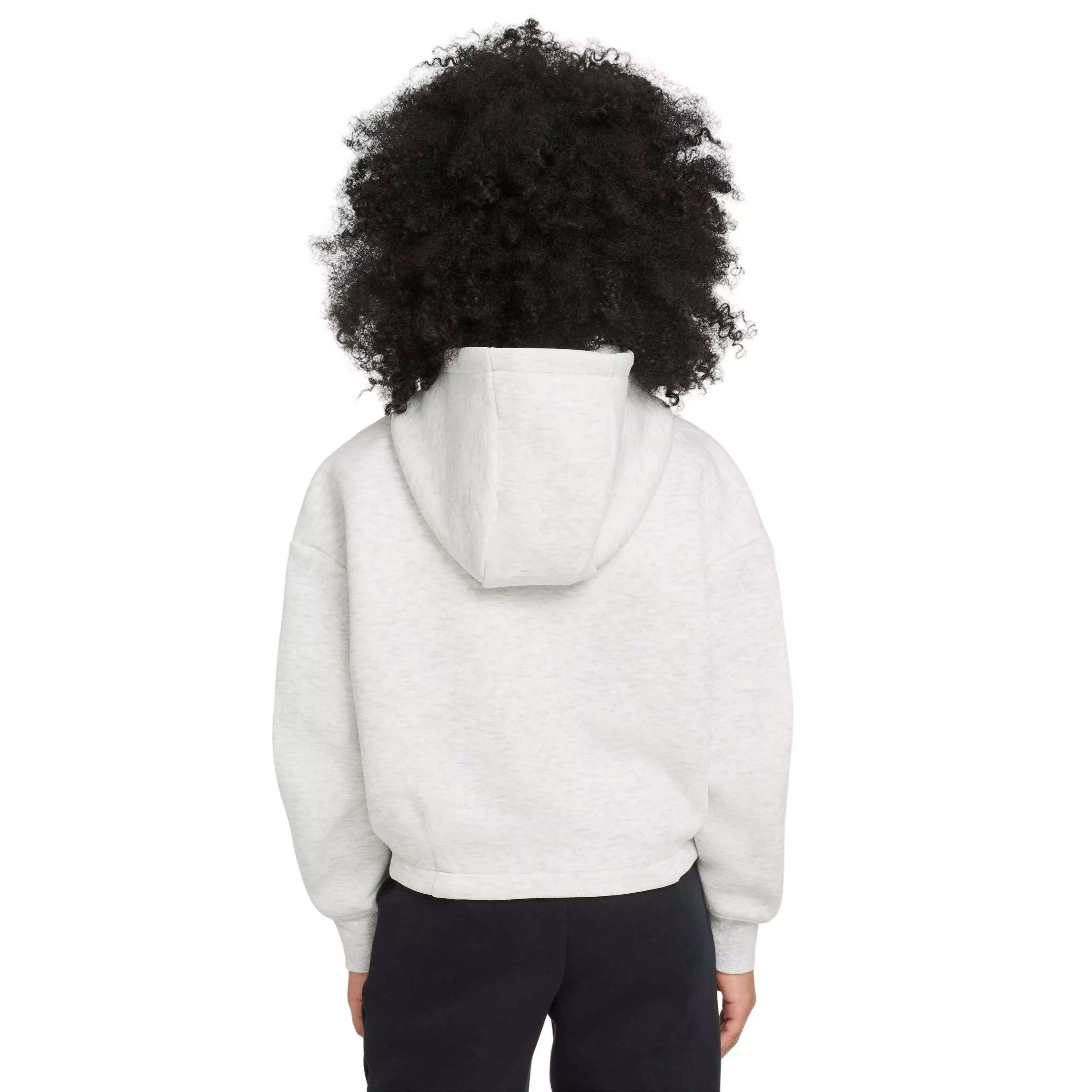 Nike Big Girls' Sportswear Tech Fleece Oversized Hoodie - GREY