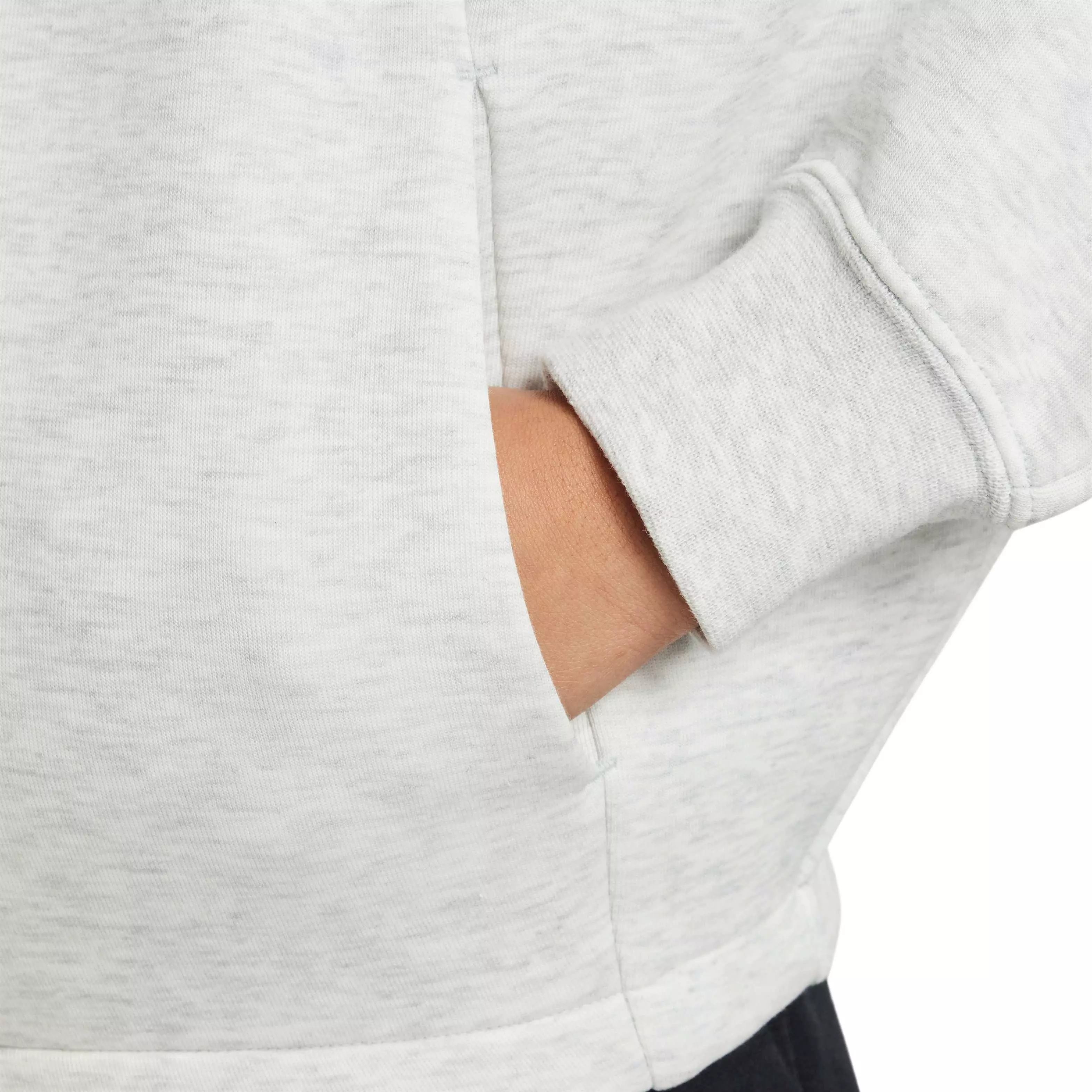 Nike Big Girls' Sportswear Tech Fleece Oversized Hoodie - GREY