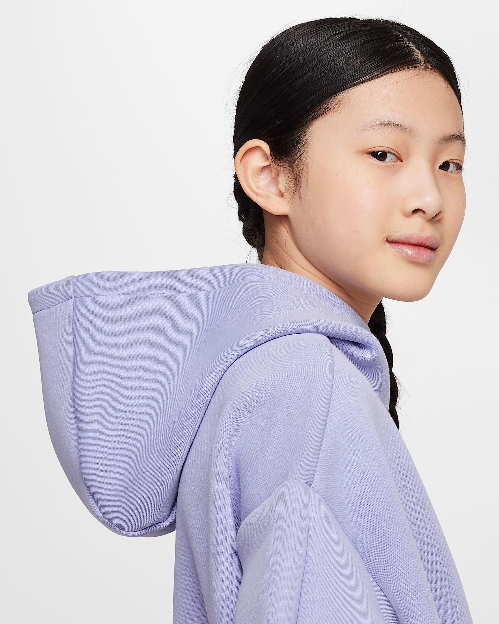 Nike Sportswear Tech Fleece Oversized Big Girls' Hoodie