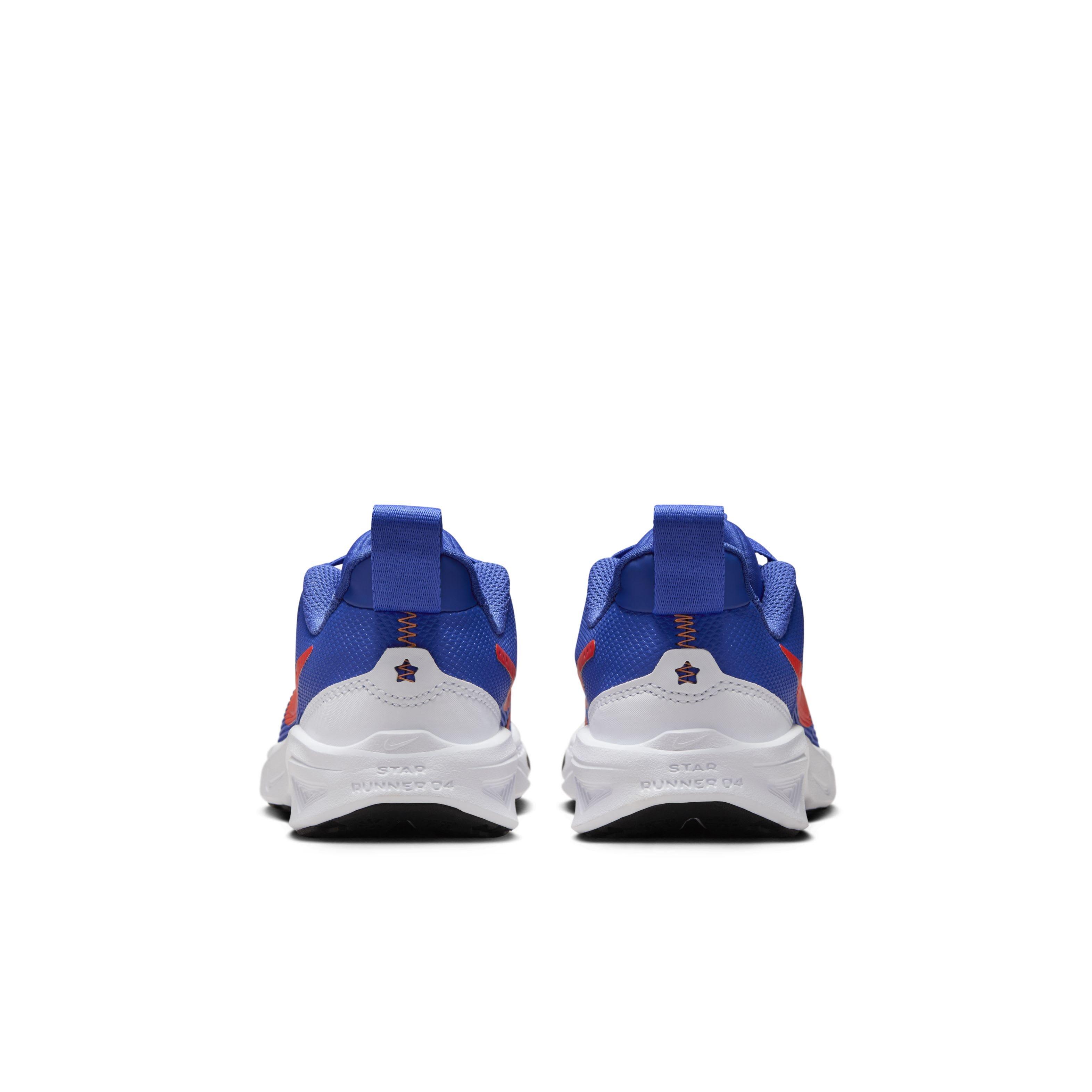 Nike Star Runner 4 Preschool Boys' "Astronomy Blue/White/Total Orange/Team Orange" Running Shoe
