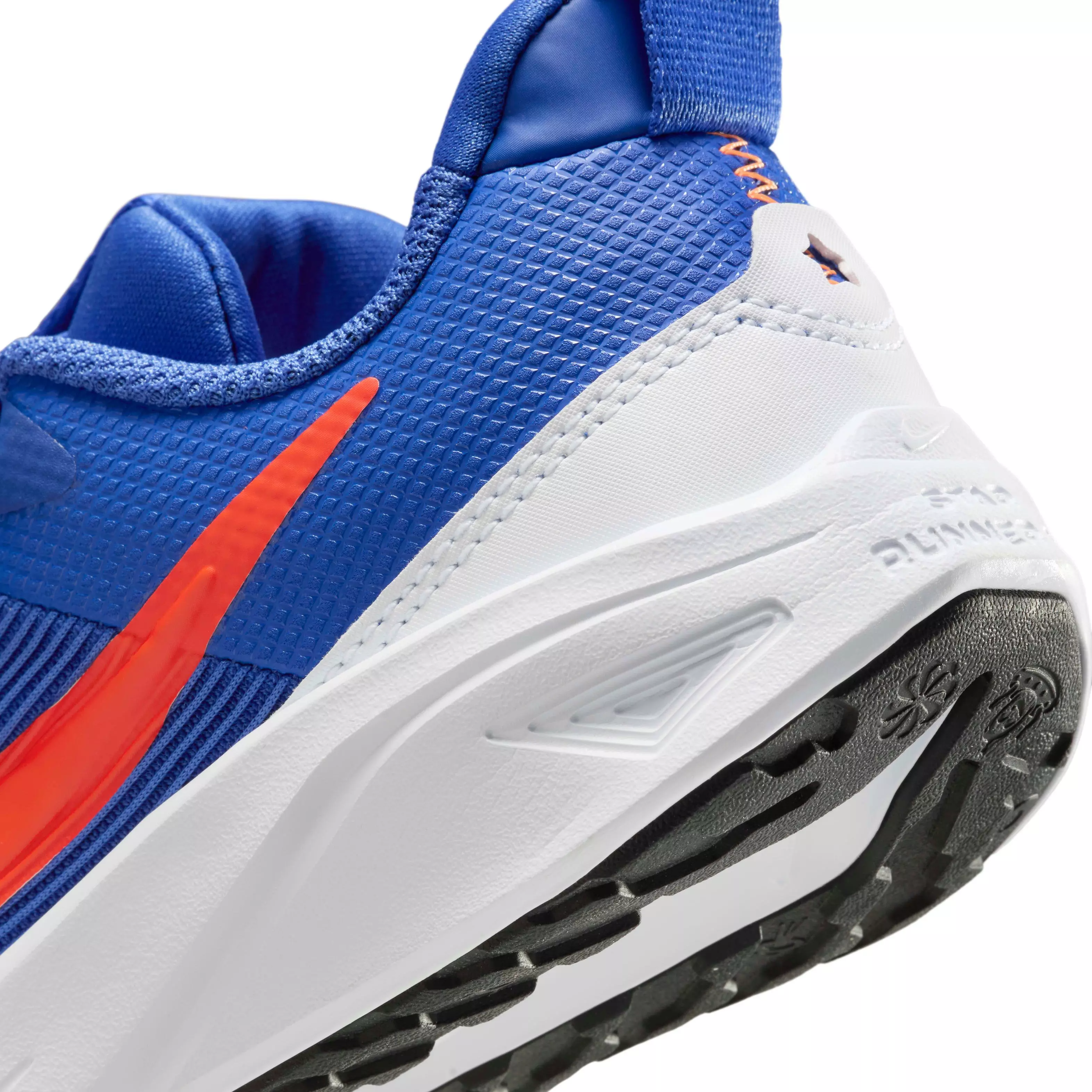 Nike Star Runner 4 "Astronomy Blue/White/Total Orange/Team Orange" Preschool Boys' Running Shoe - BLUE/WHITE/ORANGE/ORANGE