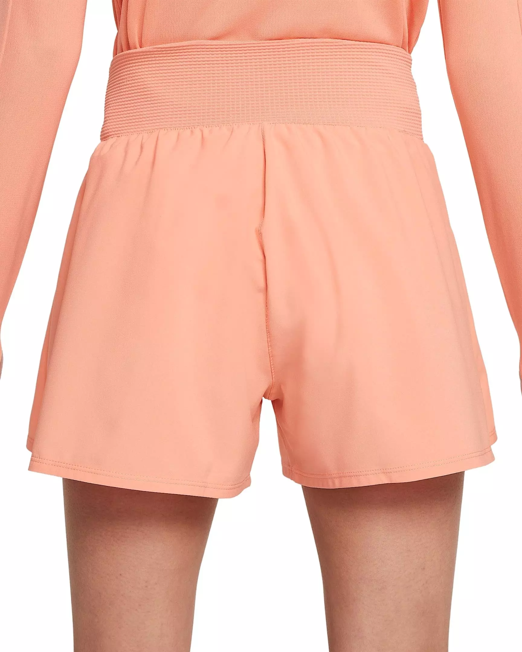 Nike Big Girls' Dri-FIT FM Shorts - ORANGE
