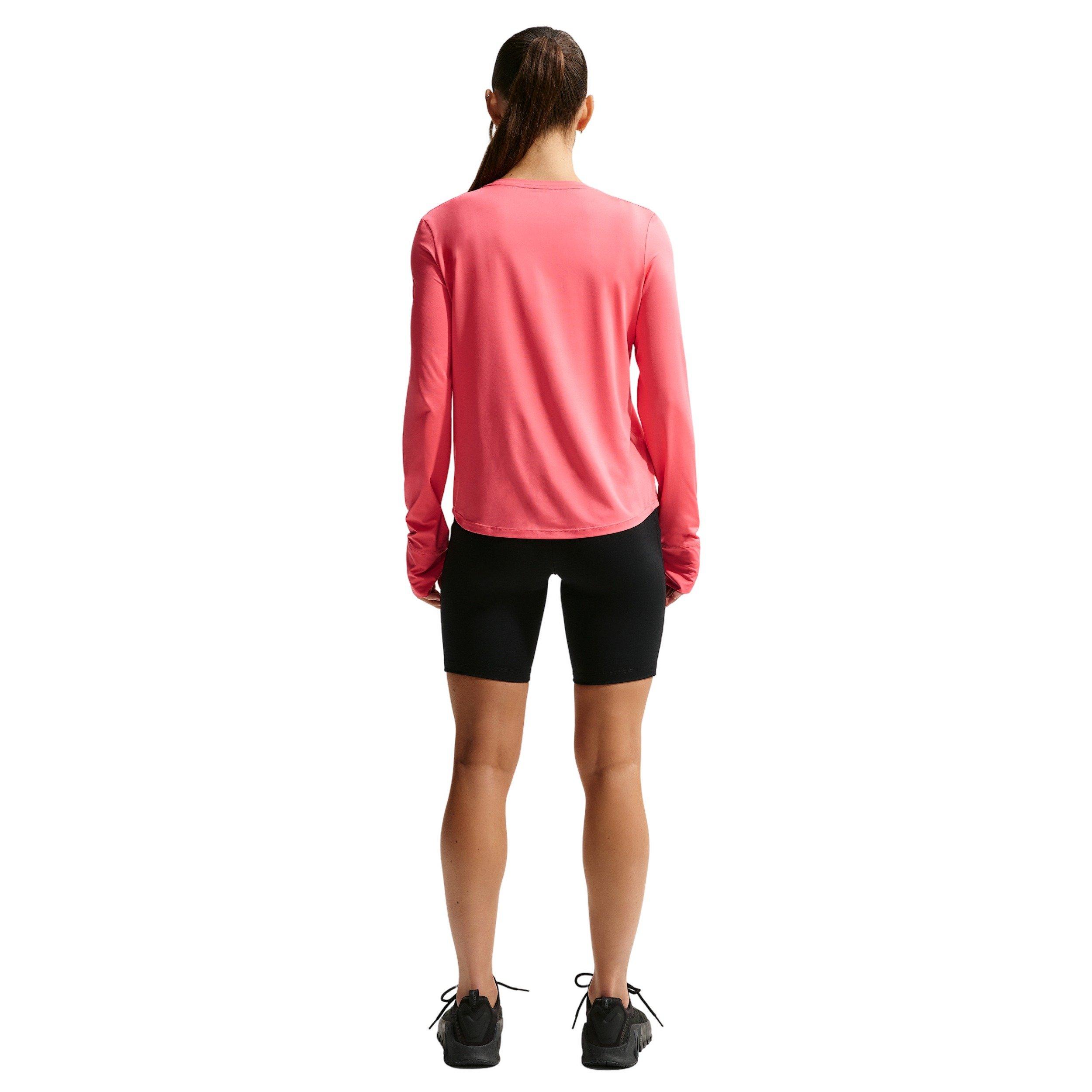 Nike Women's One Classic Dri-FIT Long-Sleeve Top - Coral - CORAL Thumbnail View 5