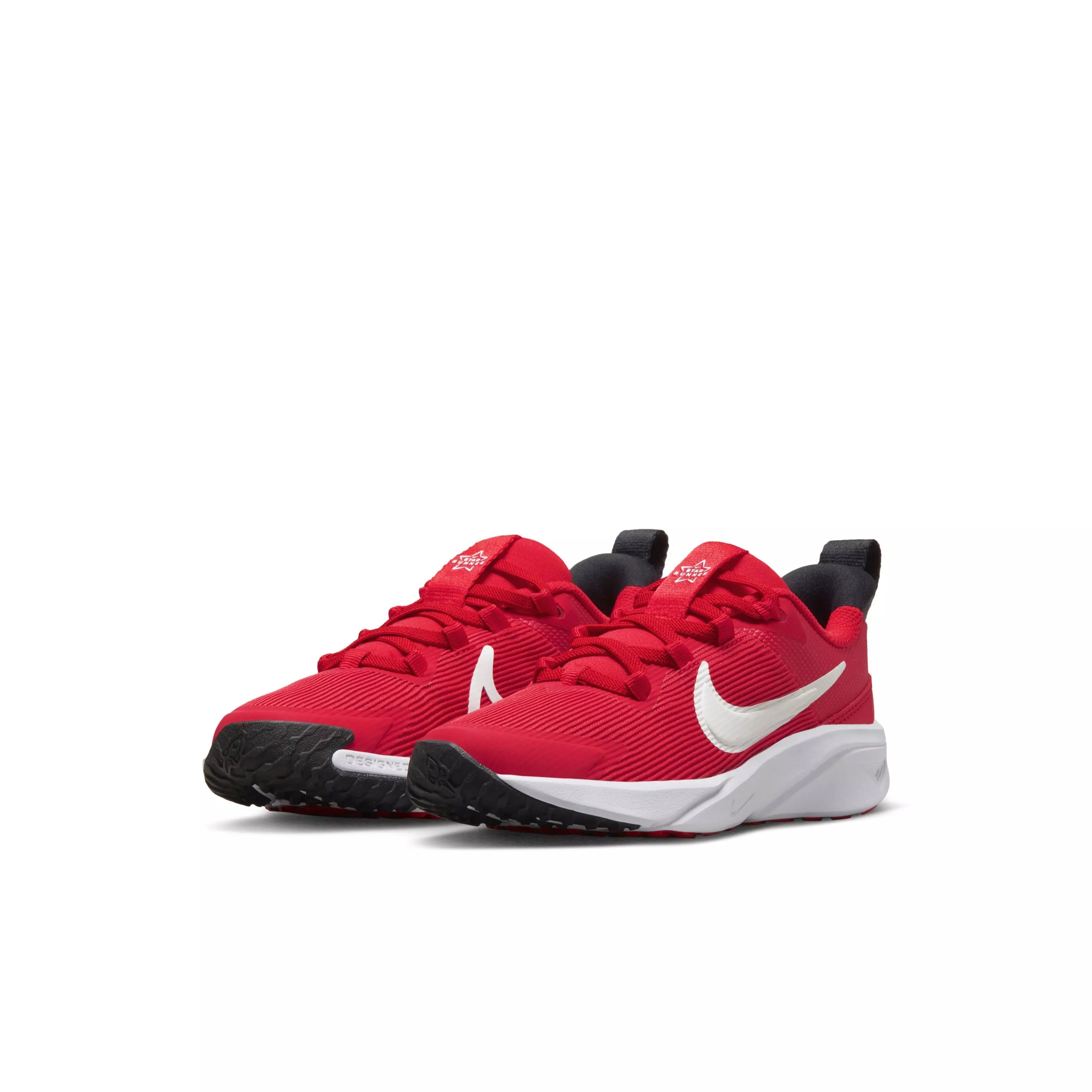 Nike Star Runner 4 "University Red/Black/White/Summit White" Preschool Boys' Running Shoe - RED/BLACK/WHITE/WHITE