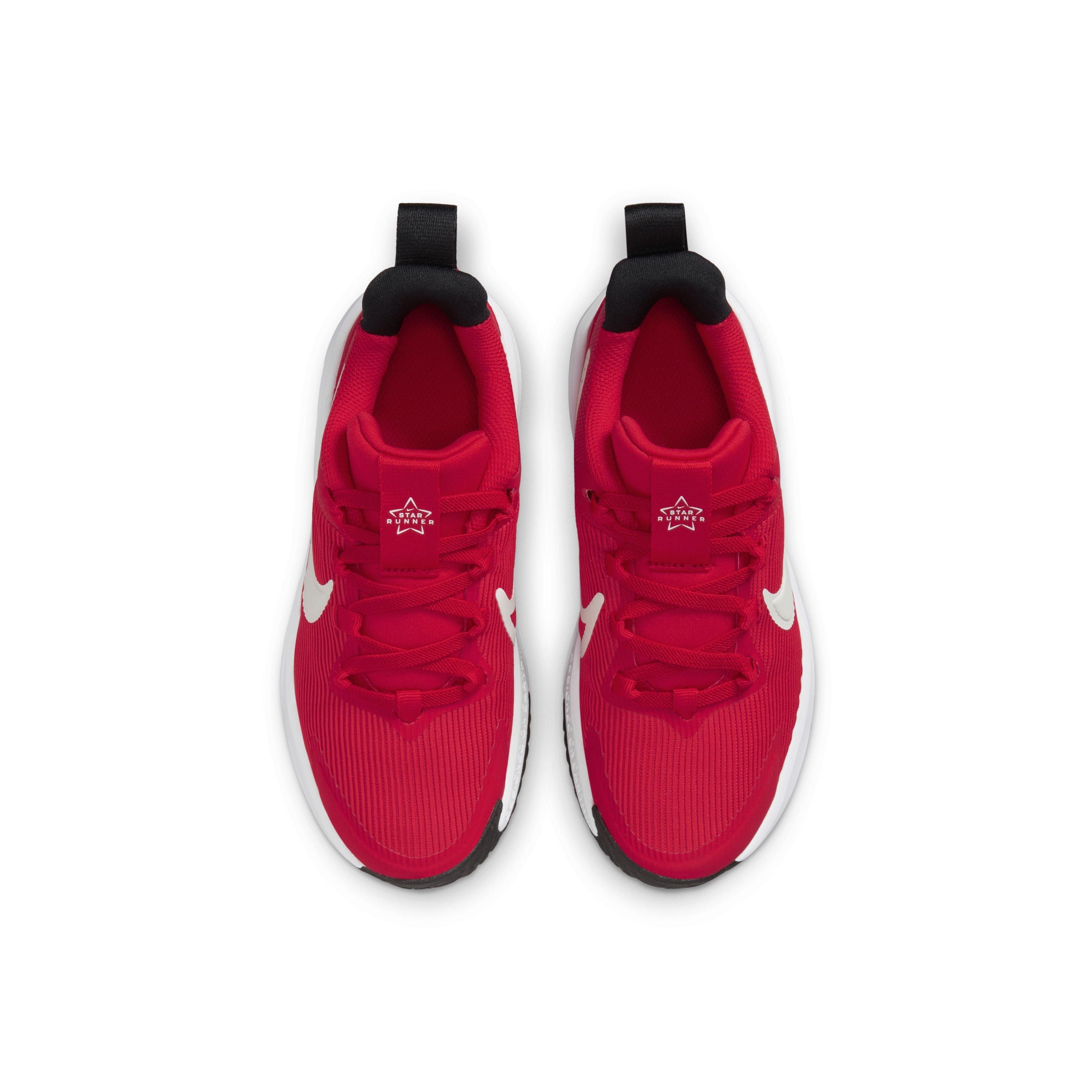 Nike Star Runner 4 Preschool Boys' "University Red/Black/White/Summit White" Running Shoe