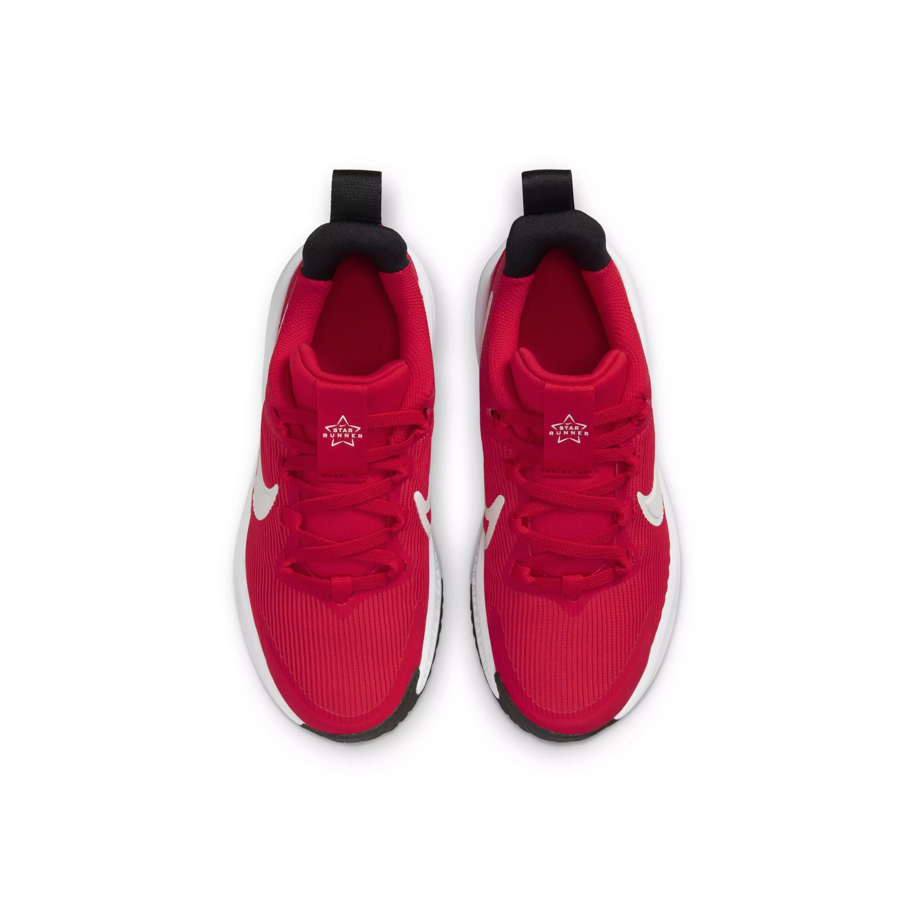 Nike Star Runner 4 "University Red/Black/White/Summit White" Preschool Boys' Running Shoe - RED/BLACK/WHITE/WHITE