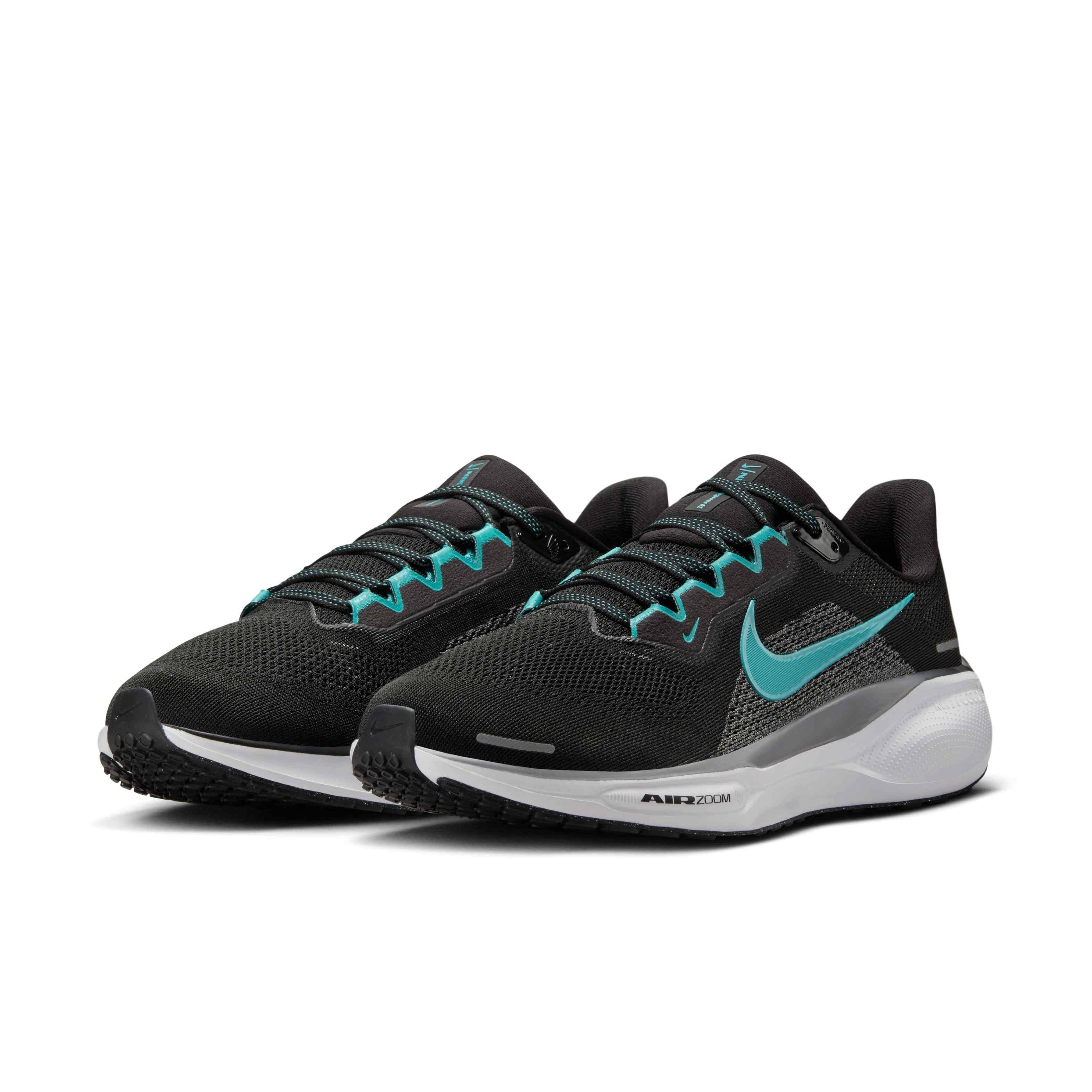 Nike Pegasus 41 "Black/Cool Grey/White/Dusty Cactus" Men's Running Shoe - BLACK/GREY/WHITE/CACTUS Thumbnail View 3