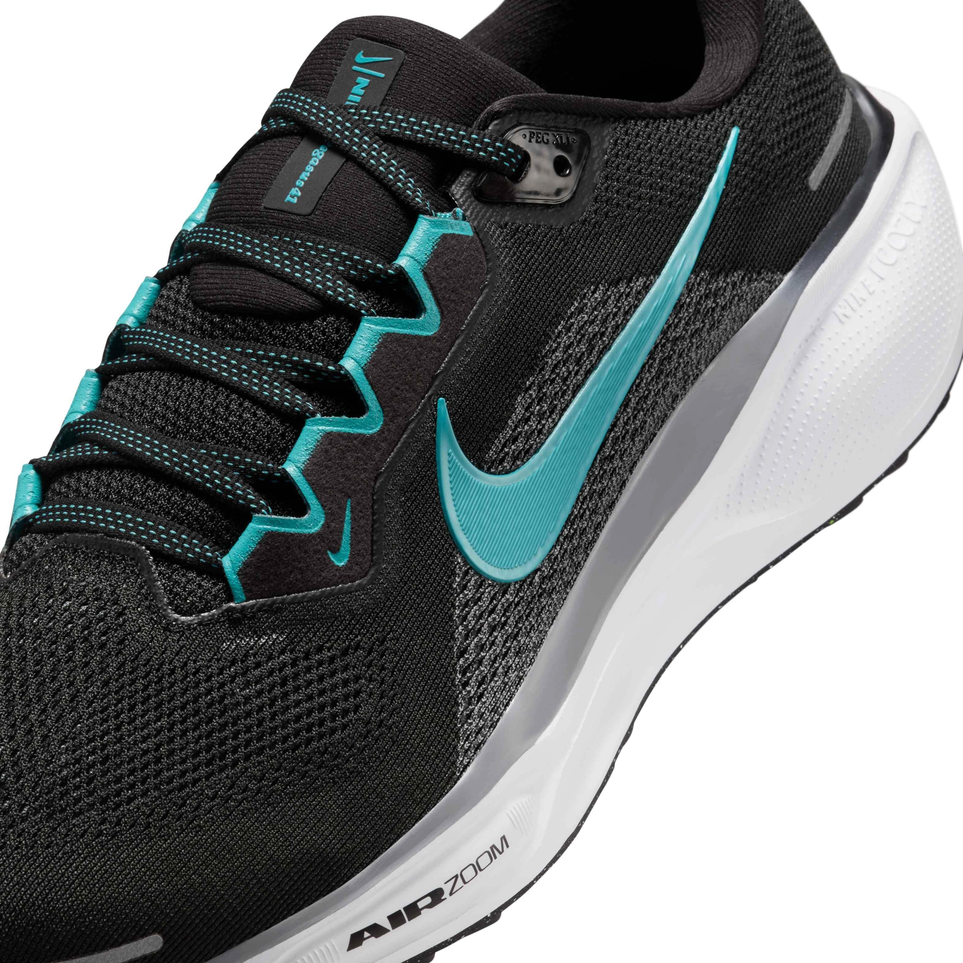 Nike Pegasus 41 "Black/Cool Grey/White/Dusty Cactus" Men's Running Shoe - BLACK/GREY/WHITE/CACTUS Thumbnail View 7