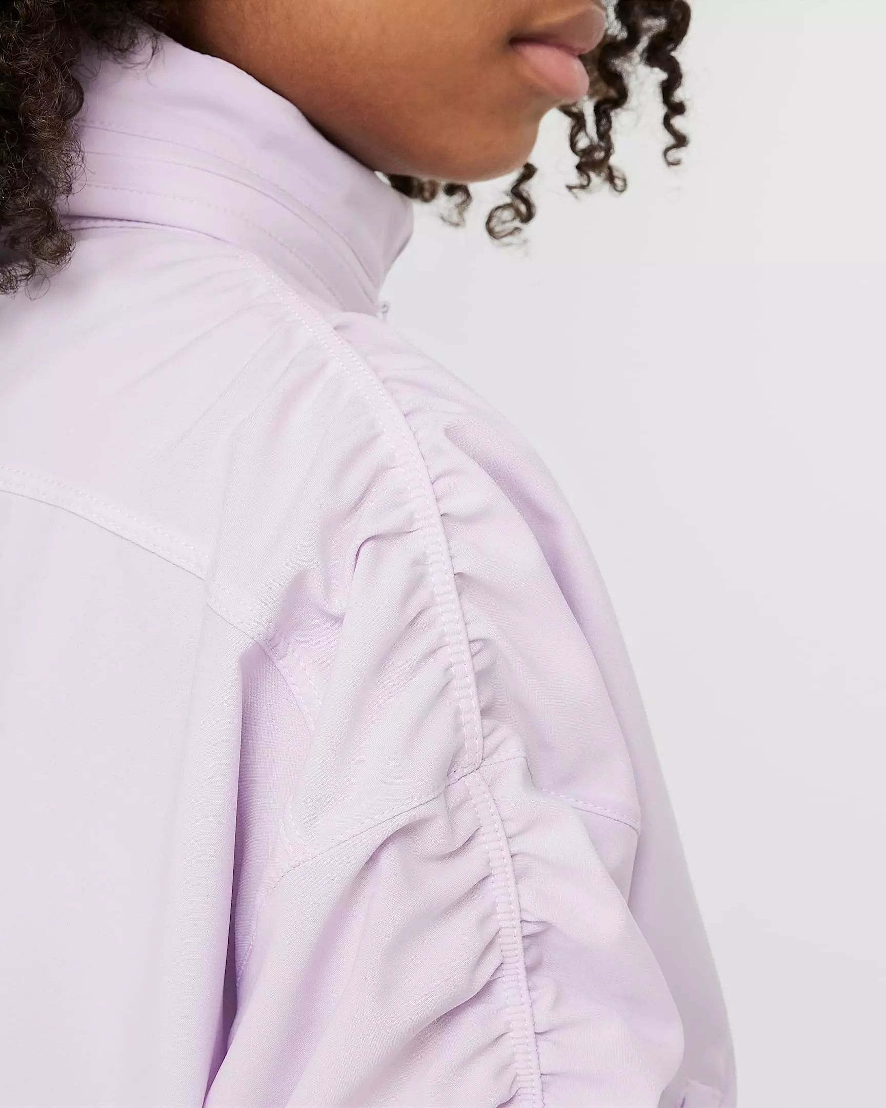 Nike Big Girls' Dri-FIT Lightweight FM Jacket - PURPLE