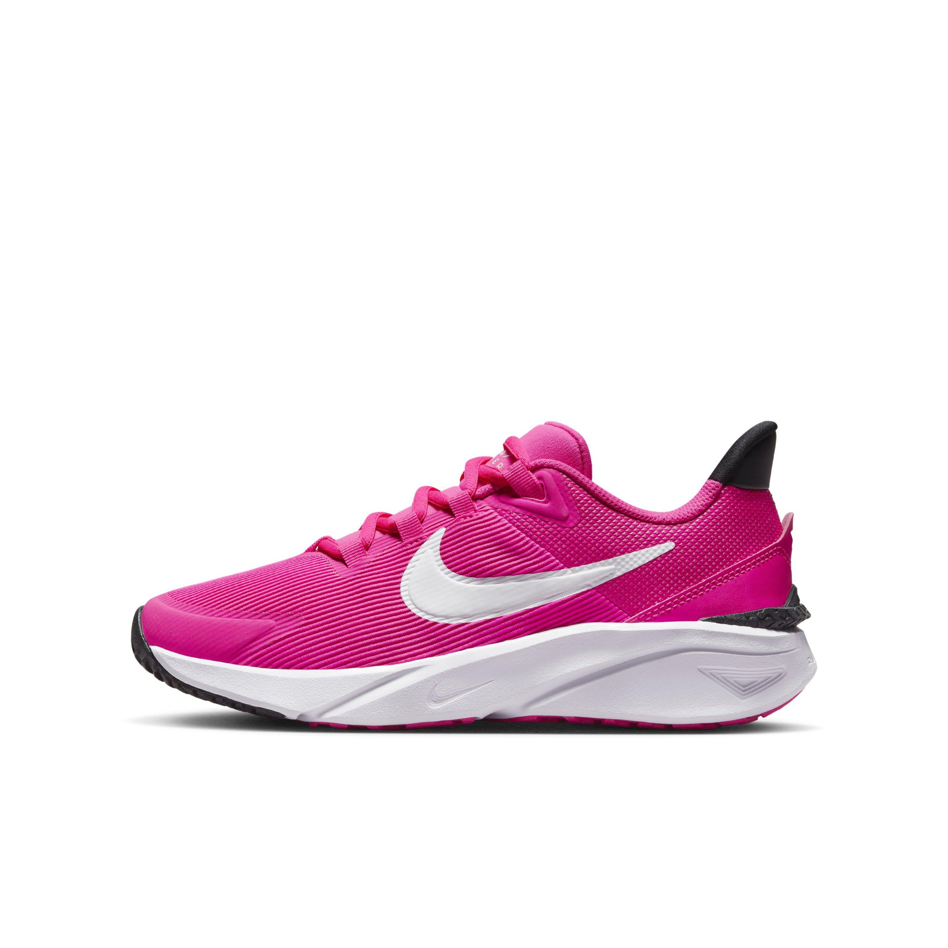 Nike Star Runner 4 Grade School Girls' "Fierce Pink/Black/Playful Pink/White" Shoe