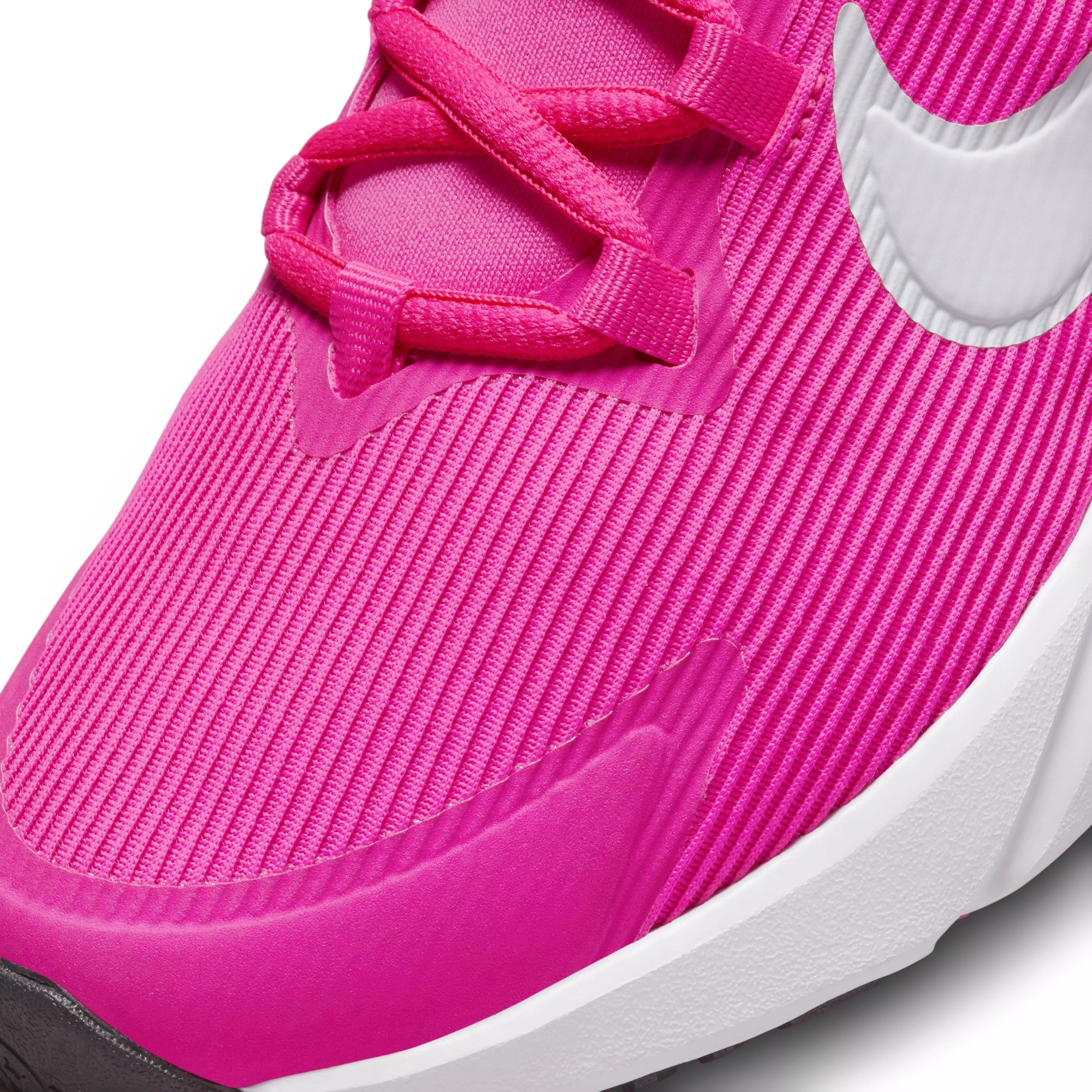 Nike Star Runner 4 "Fierce Pink/Black/Playful Pink/White" Grade School Girls' Shoe - PINK/BLACK/PINK/WHITE