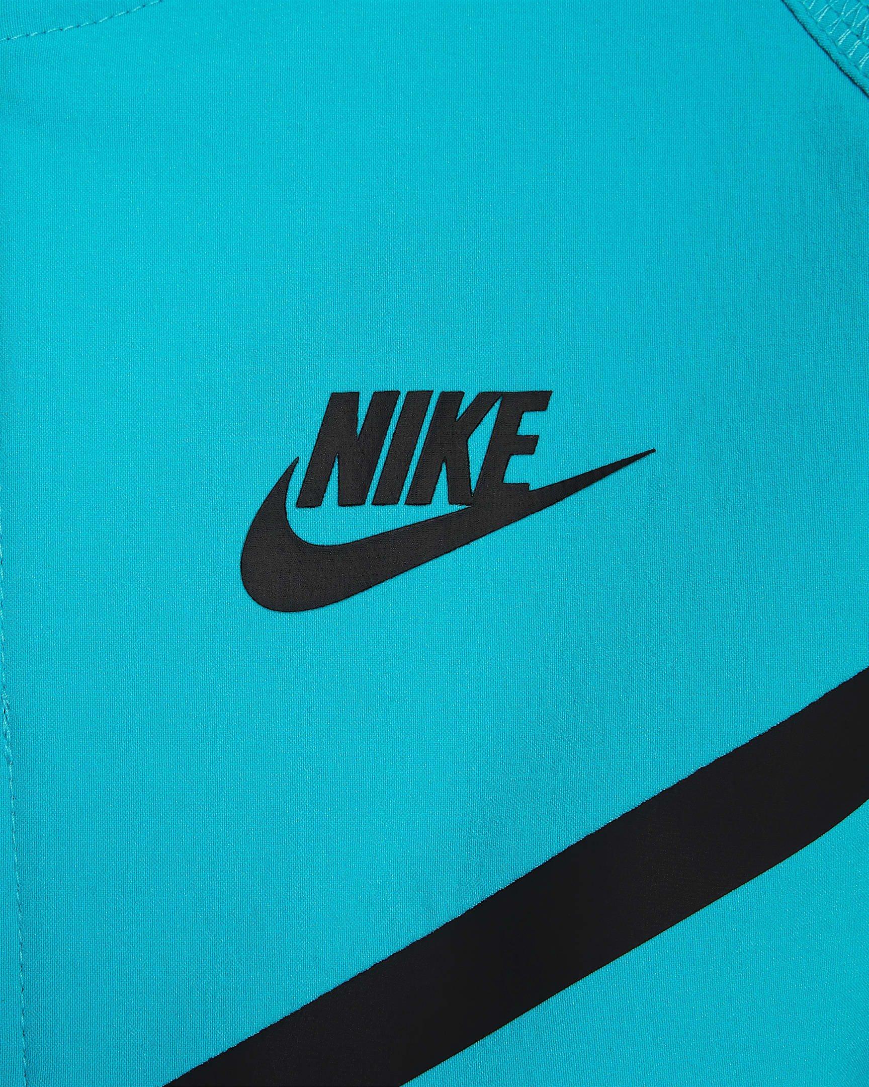 Nike Big Boys' Sportswear Tech Woven Jacket - TURQUOISE  Thumbnail View 4